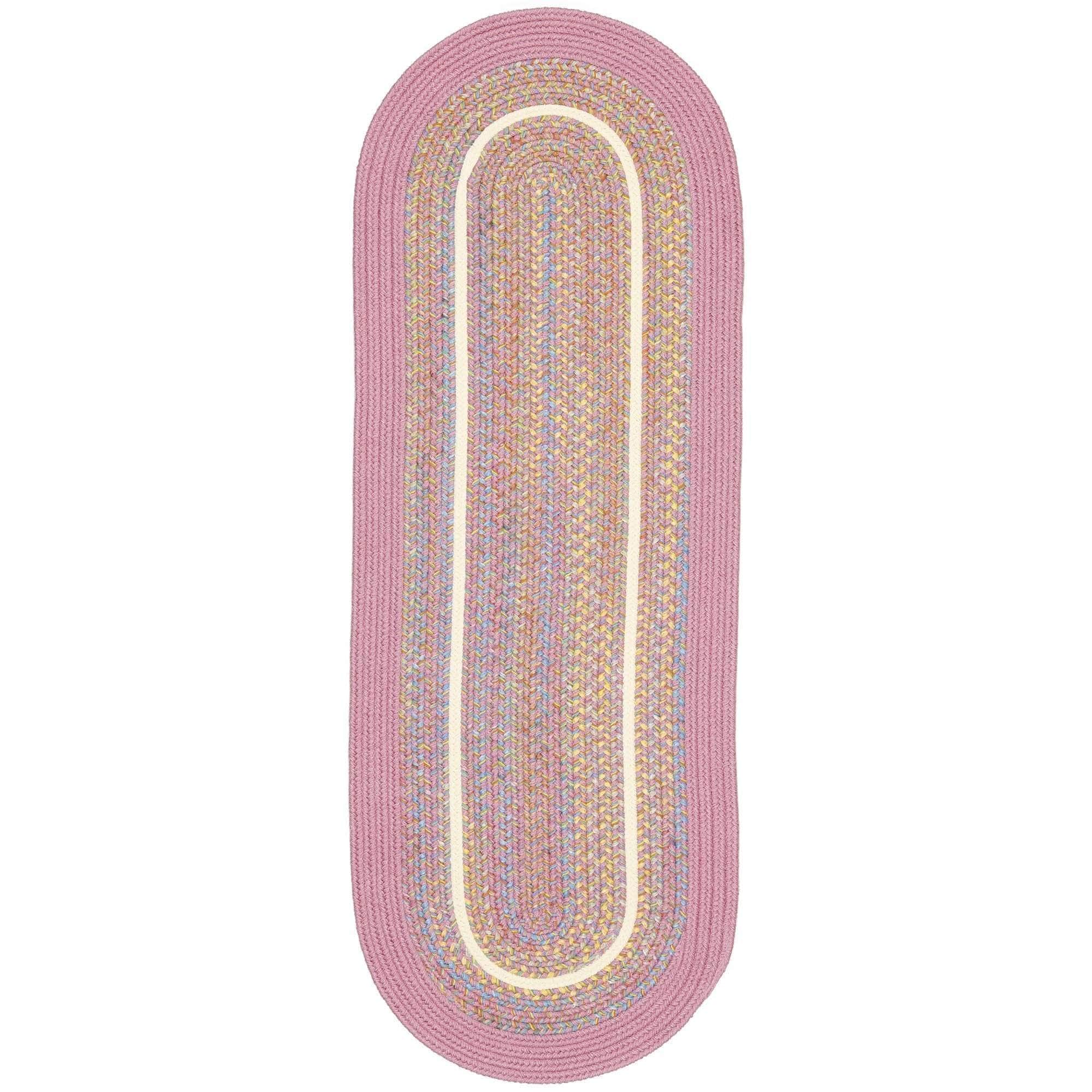 Juvi Playroom Braided Rug -Pink