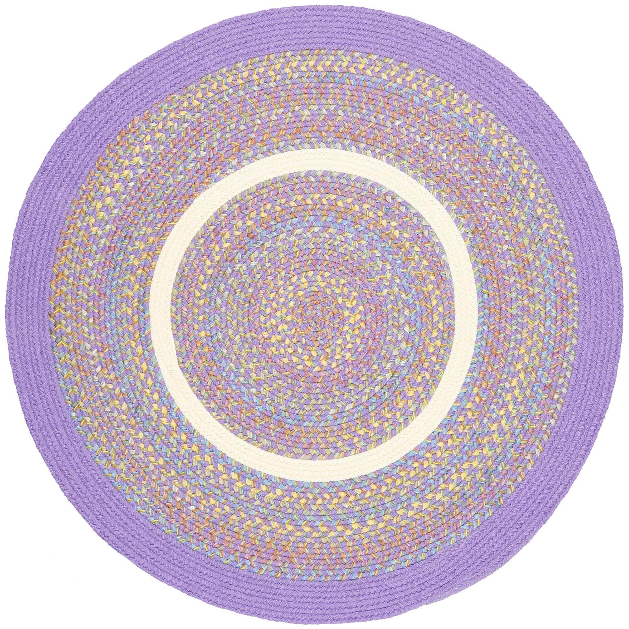 Juvi Playroom Braided Rug -Violet