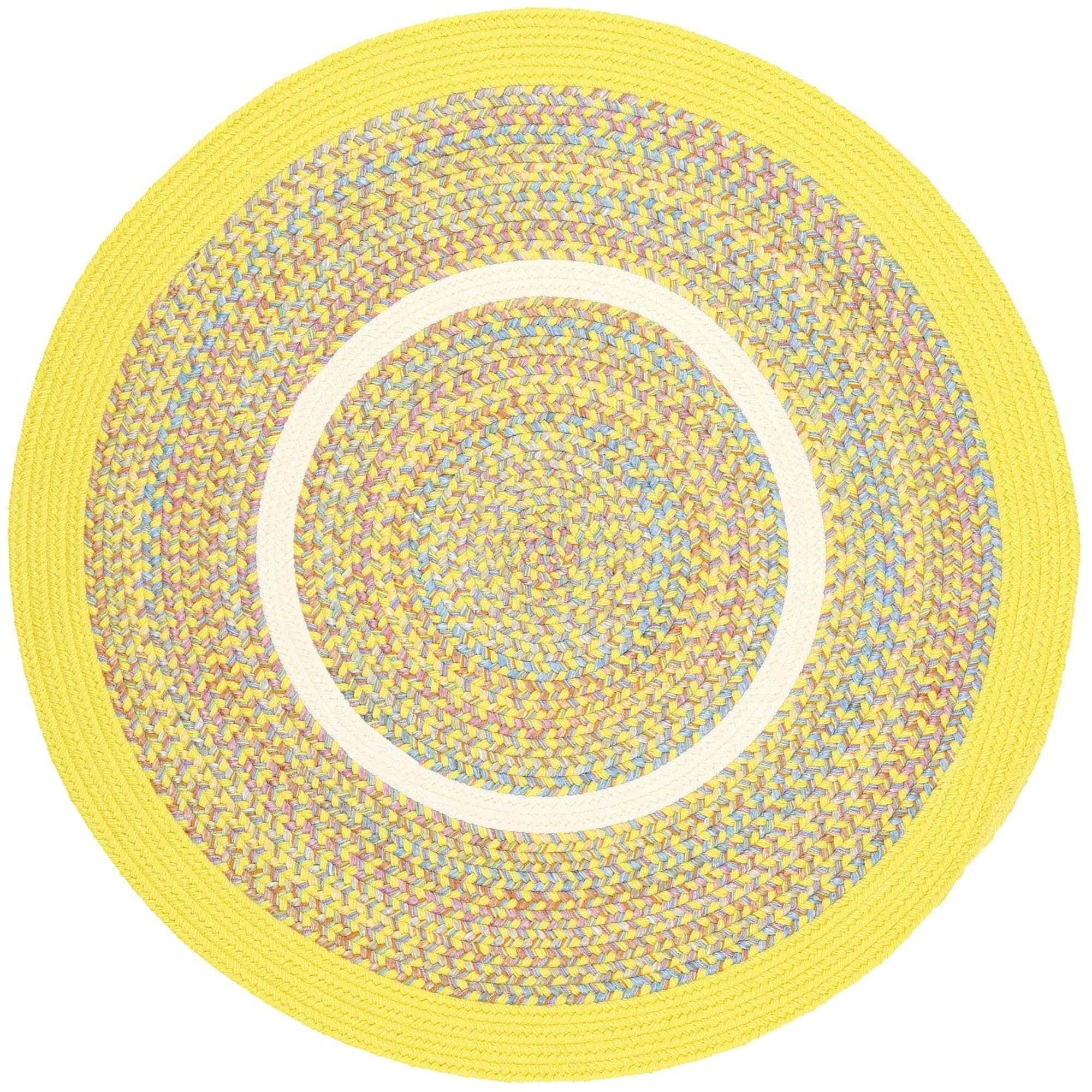 Juvi Playroom Braided Rug -Yellow