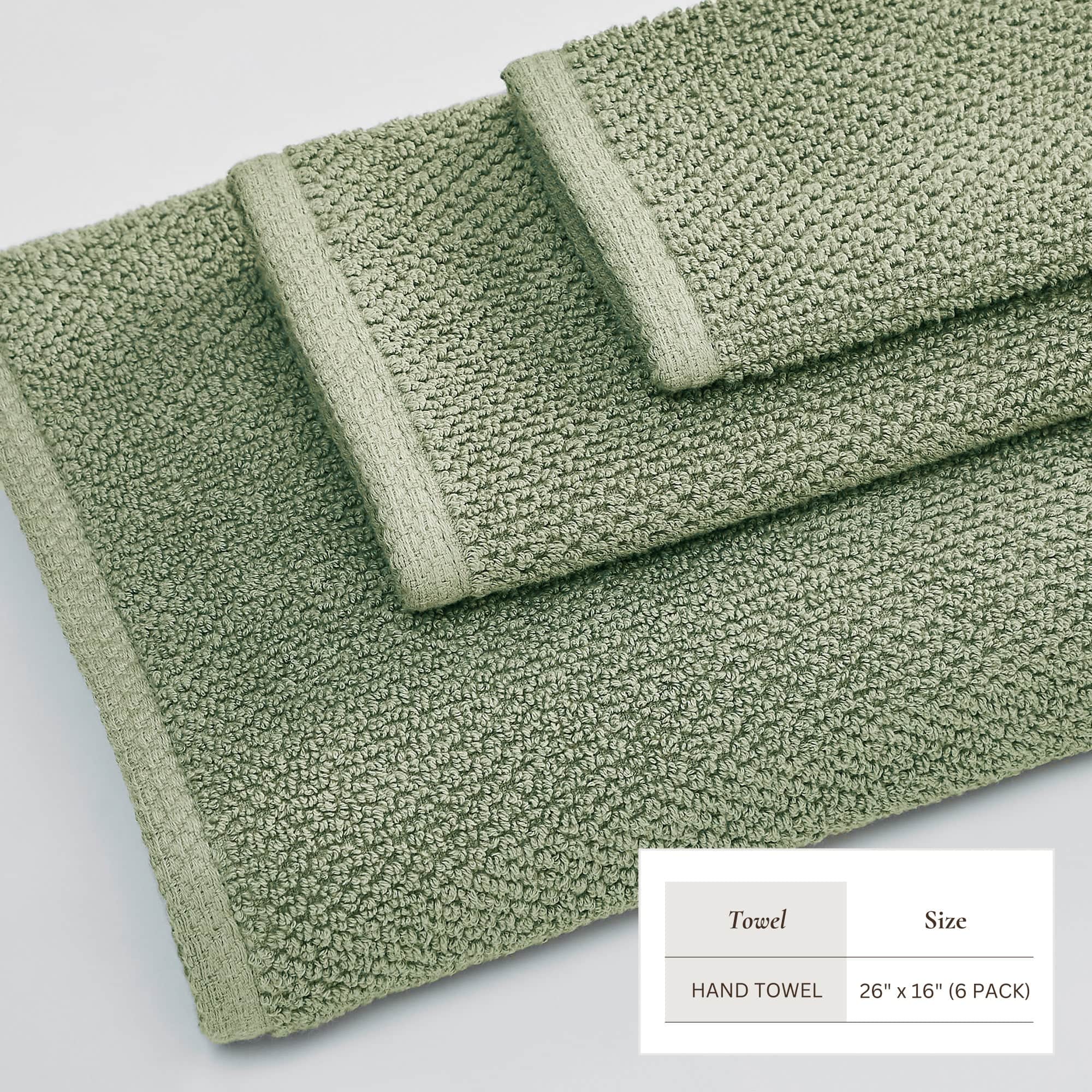 Cotton Textured Bath Towel Set - Acacia Collection