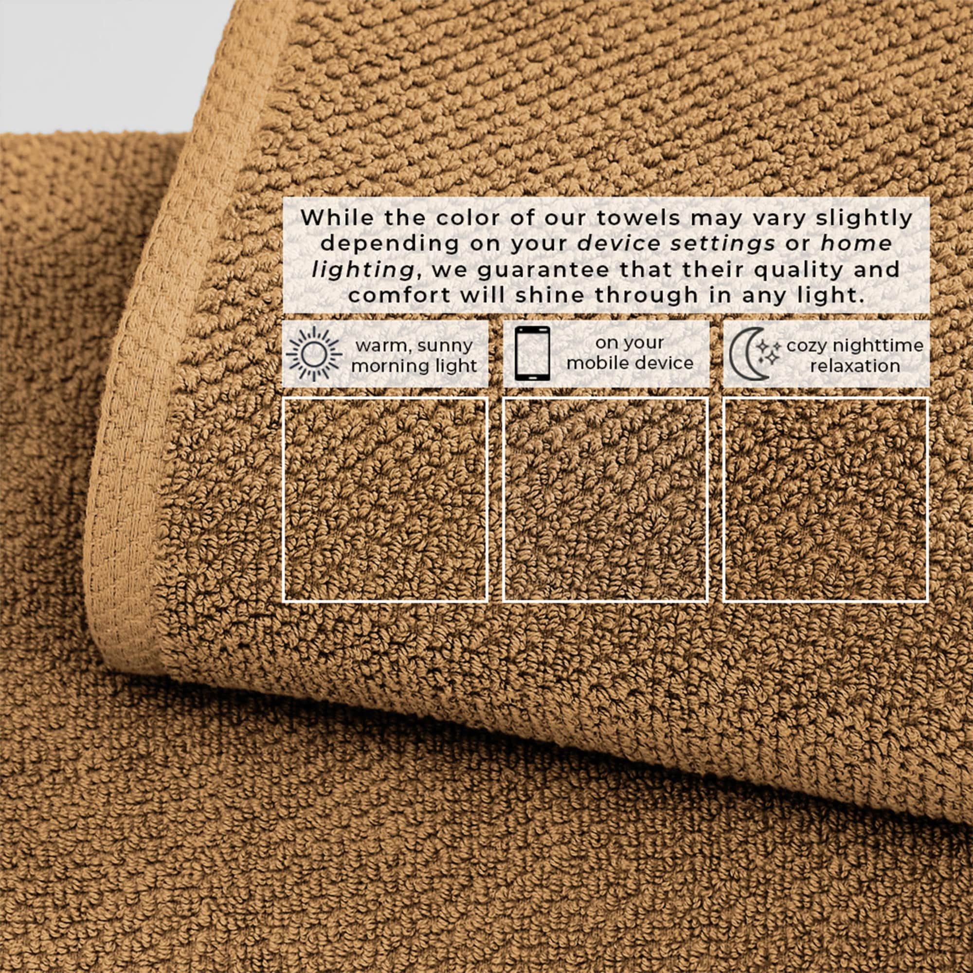 Cotton Textured Bath Towel Set - Acacia Collection