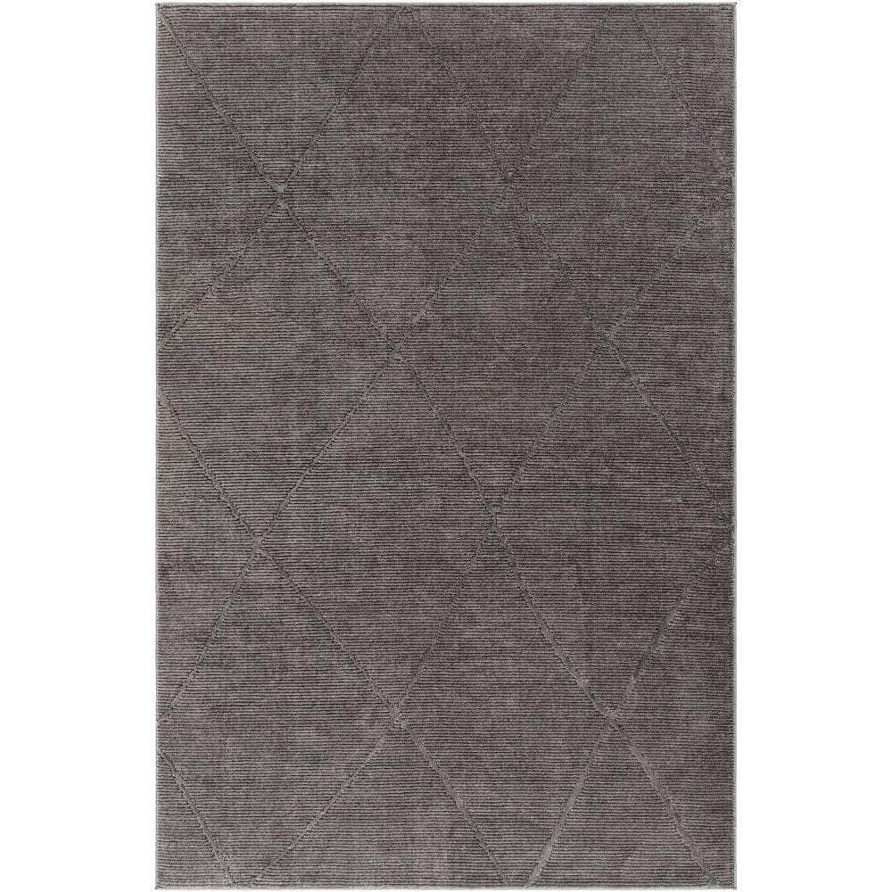 Machine Woven ALD-2302 Black, Charcoal Rugs #color_black, charcoal