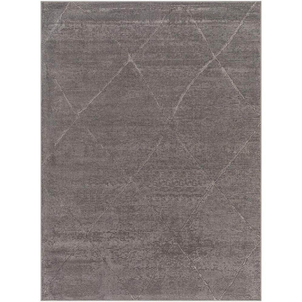 Machine Woven ALD-2302 Black, Charcoal Rugs #color_black, charcoal