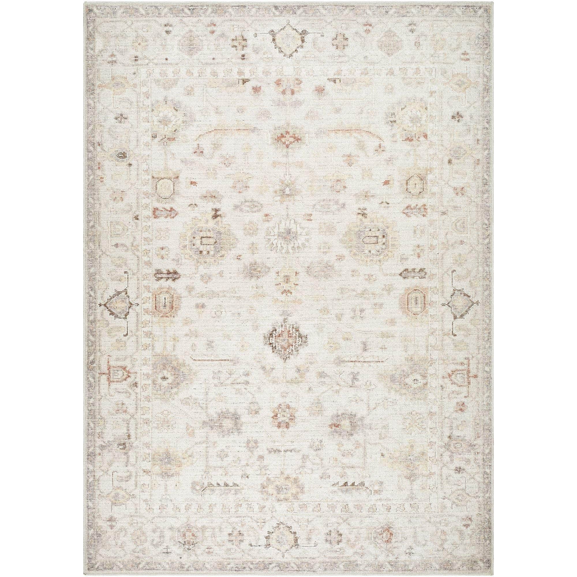 Machine Woven PNWSP-2300 Ivory, Dusty Pink, Mustard, Light Olive, Olive, Rust Rugs #color_ivory, dusty pink, mustard, light olive, olive, rust