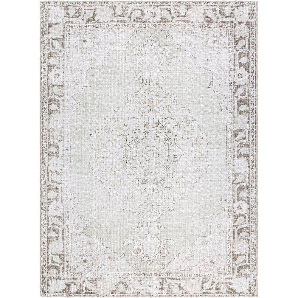 Machine Woven PNWRN-2300 Light Sage, Cream Rugs #color_light sage, cream