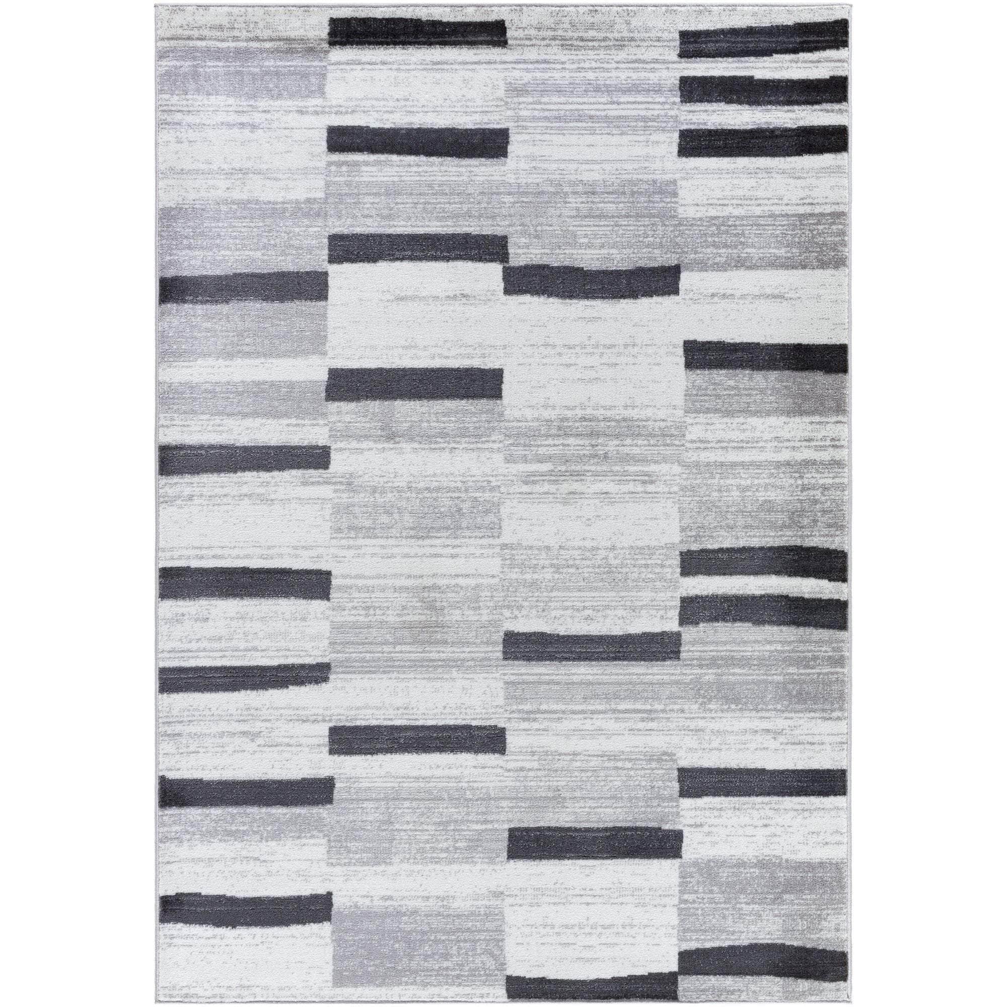 Machine Woven MNC-2361 Light Silver, Slate, Ink, Metallic - Silver Rugs #color_light silver, slate, ink, metallic - silver