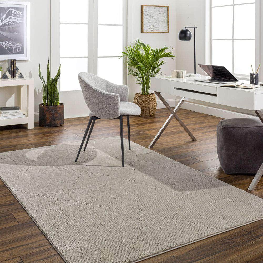 Machine Woven ALD-2301 Taupe, Tan Rugs #color_taupe, tan