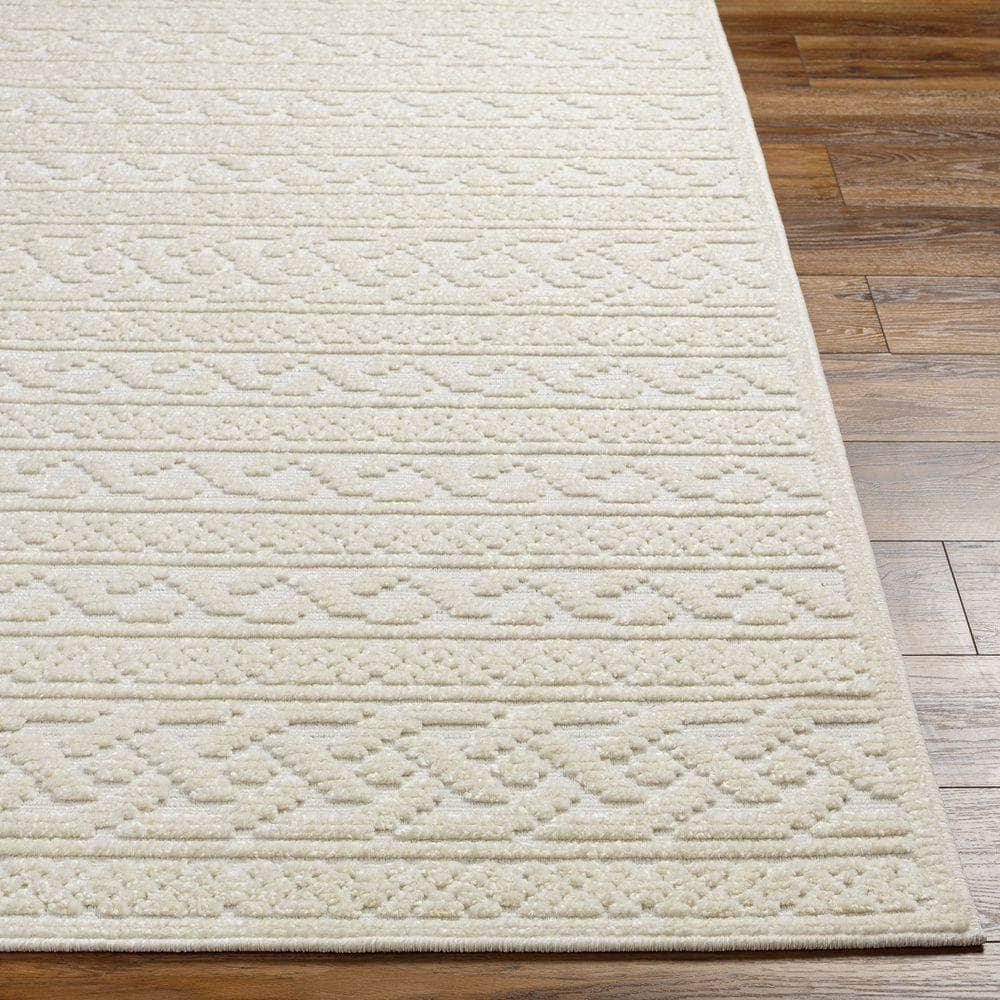 Machine Woven LYA-2315 White, Off-White Rugs #color_white, off-white