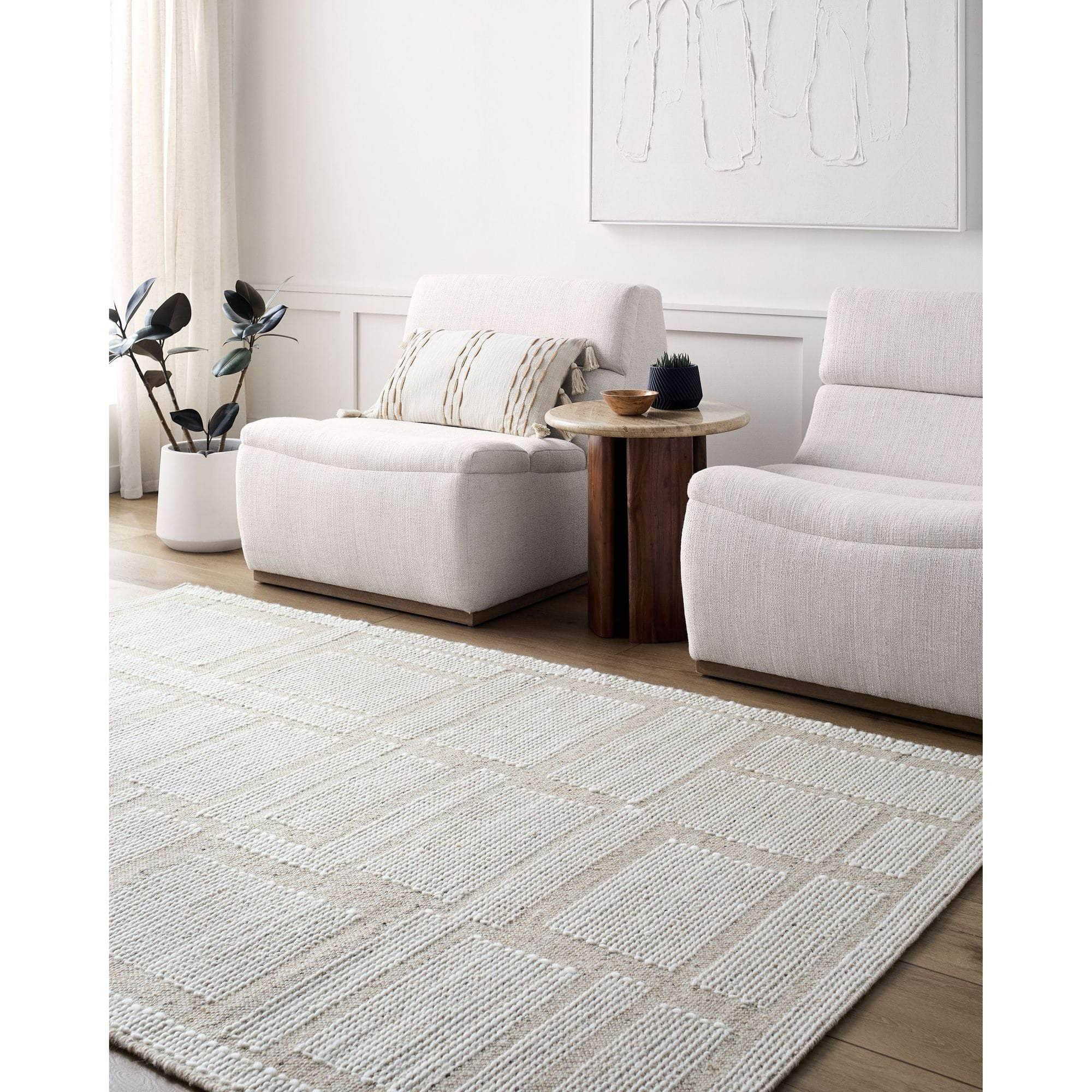 Handmade MCL-2307 Pearl, Natural, Warm Grey, Khaki Rugs #color_pearl, natural, warm grey, khaki