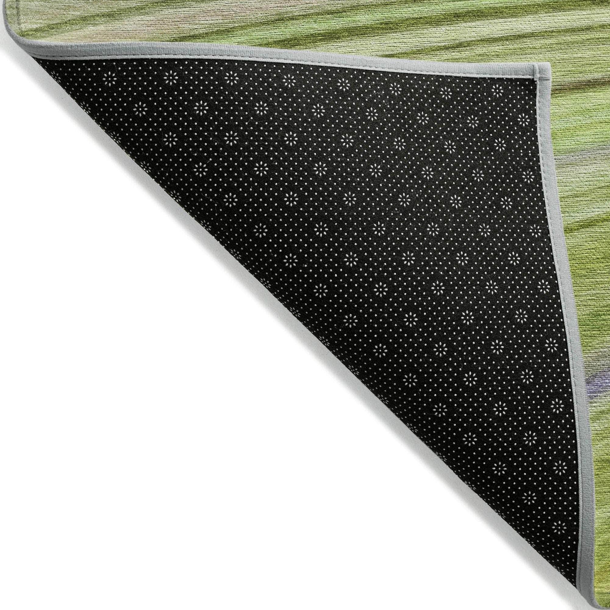 Machine Made ACN585 Aloe Green Rugs