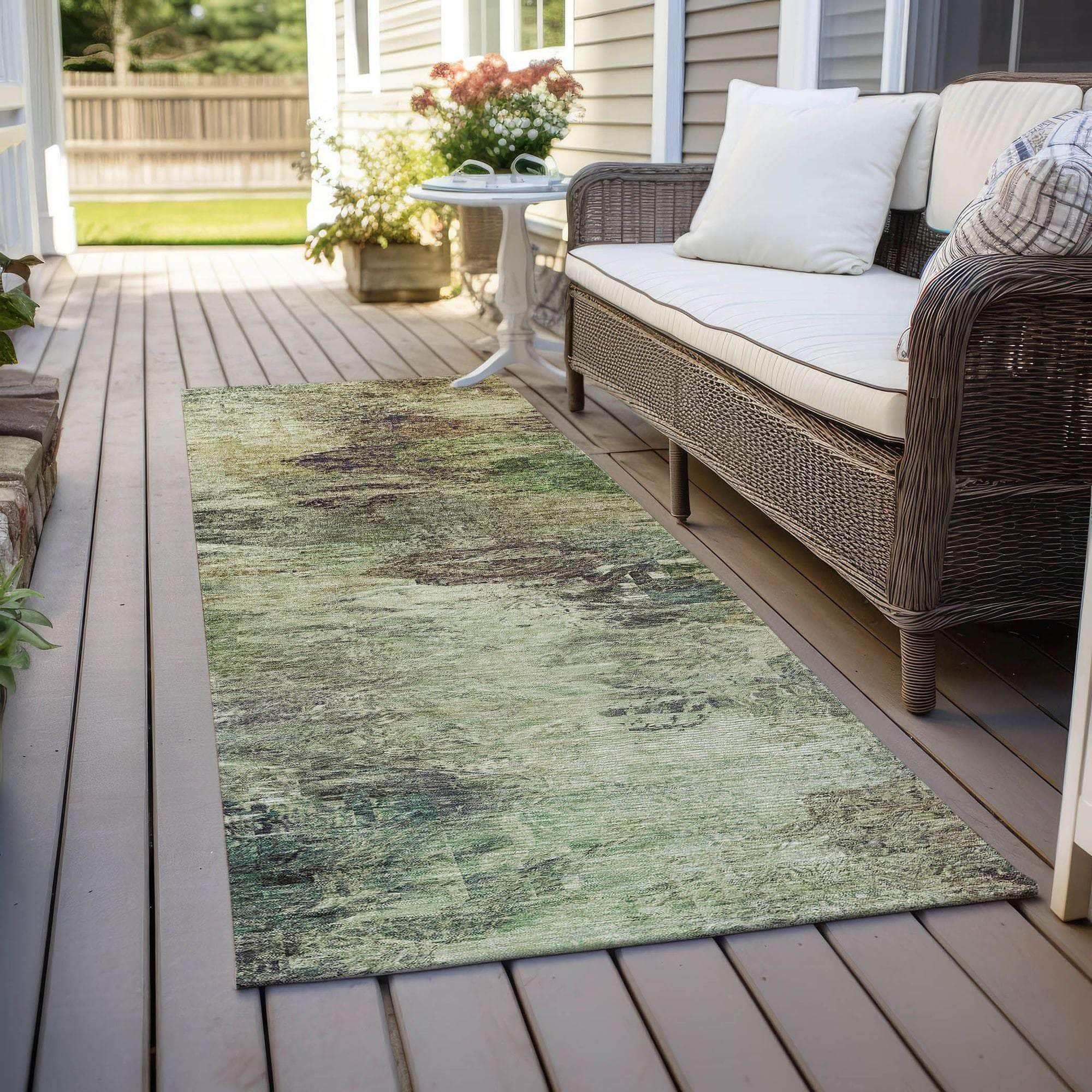 Machine Made ACN592 Beige Brown Rugs