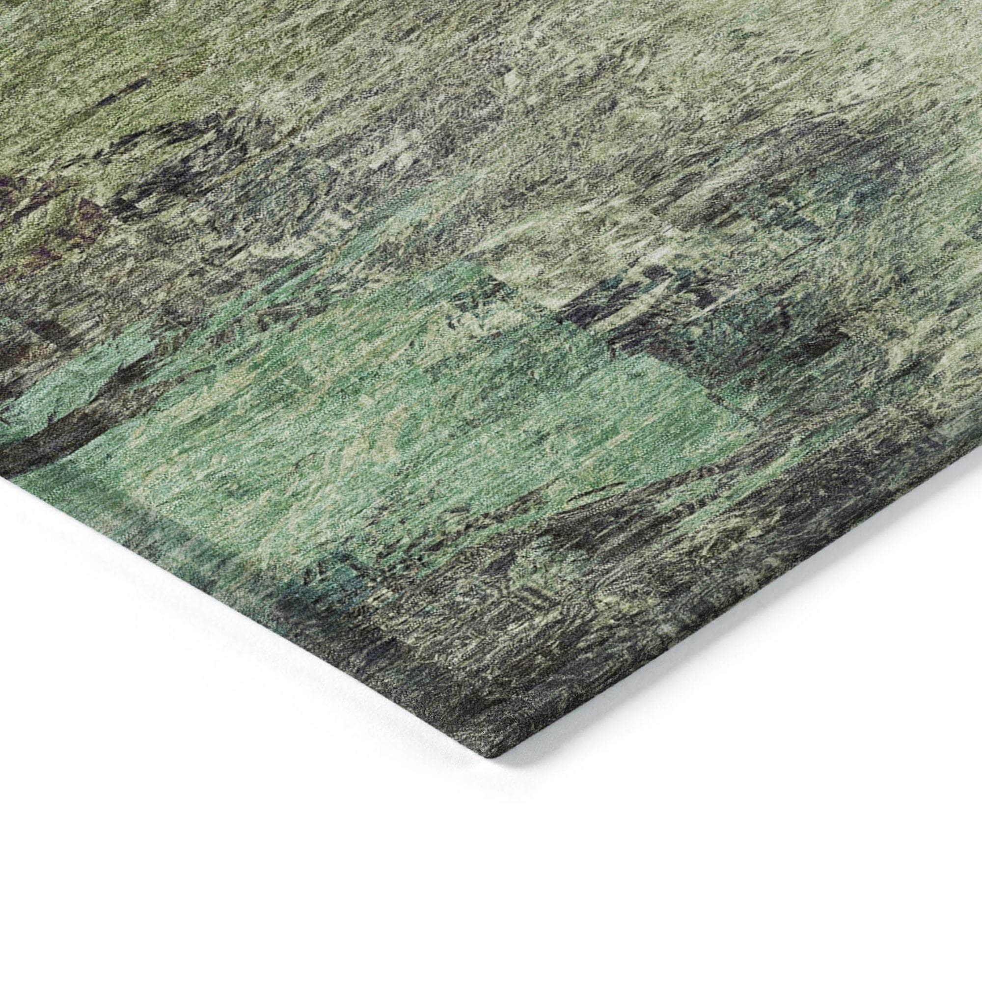 Machine Made ACN592 Beige Brown Rugs