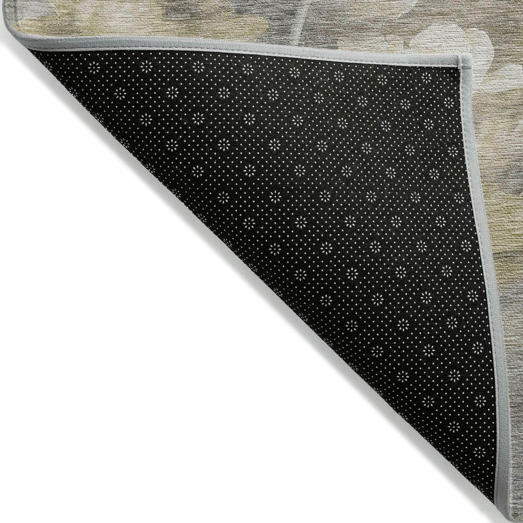 Machine Made ACN613 Beige Brown Rugs