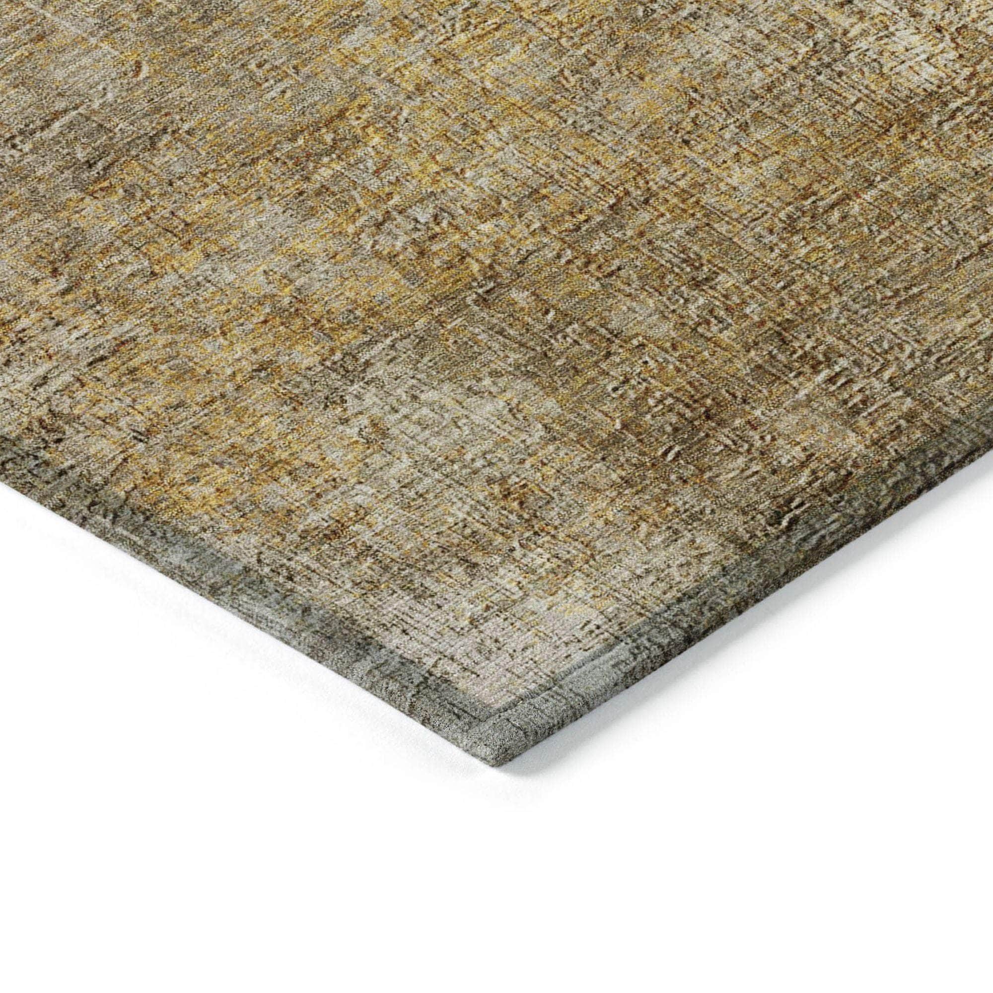 Machine Made ACN593 Beige Brown Rugs