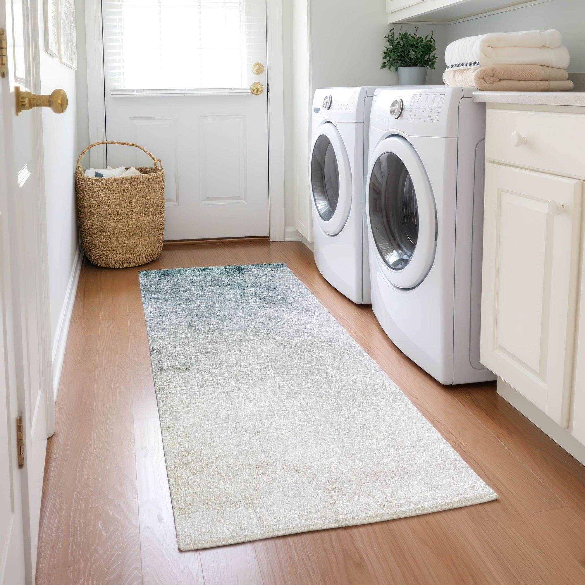 Machine Made ACN601 Beige Brown Rugs