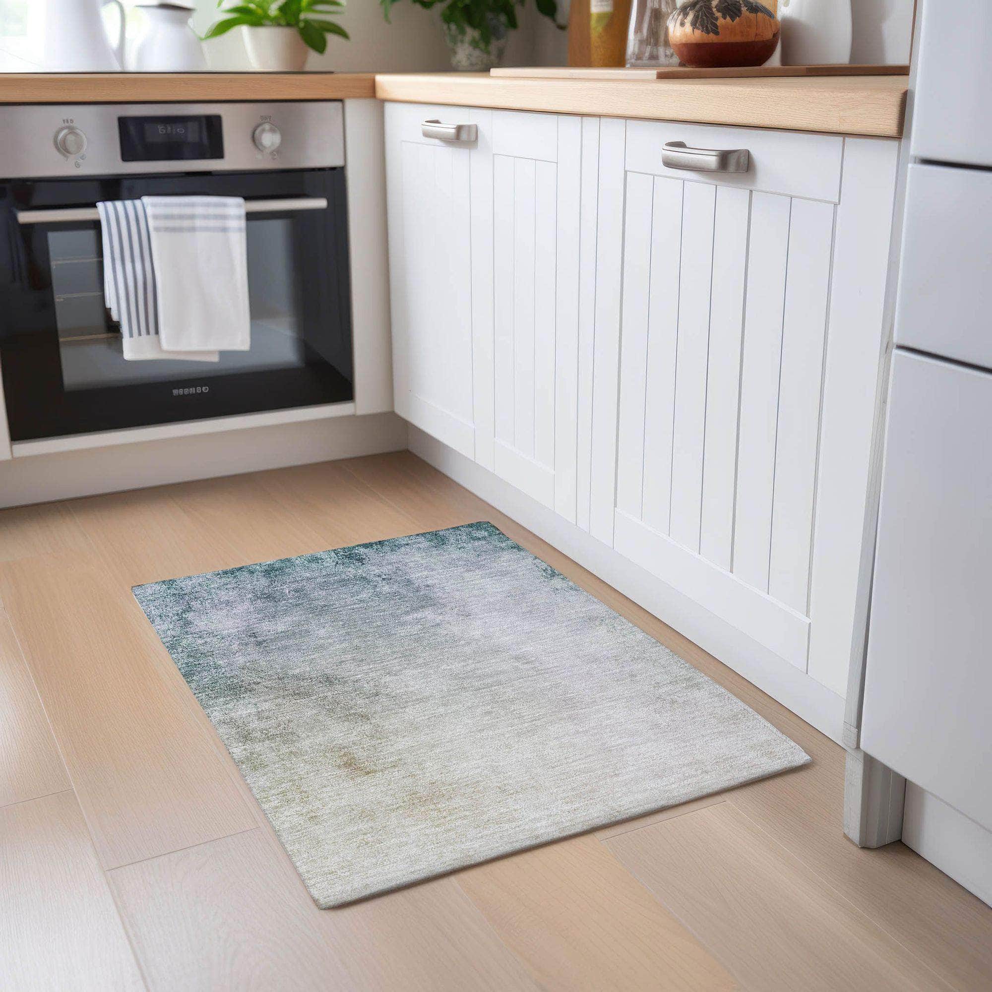 Machine Made ACN601 Beige Brown Rugs