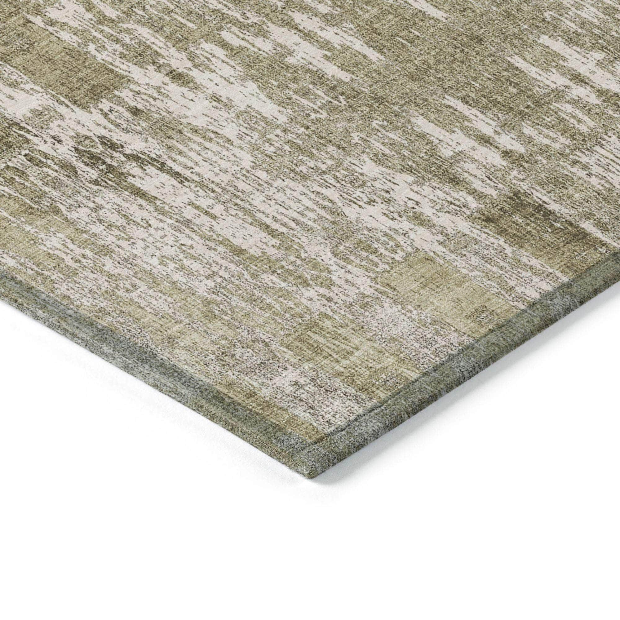 Machine Made ACN580 Beige Brown Rugs