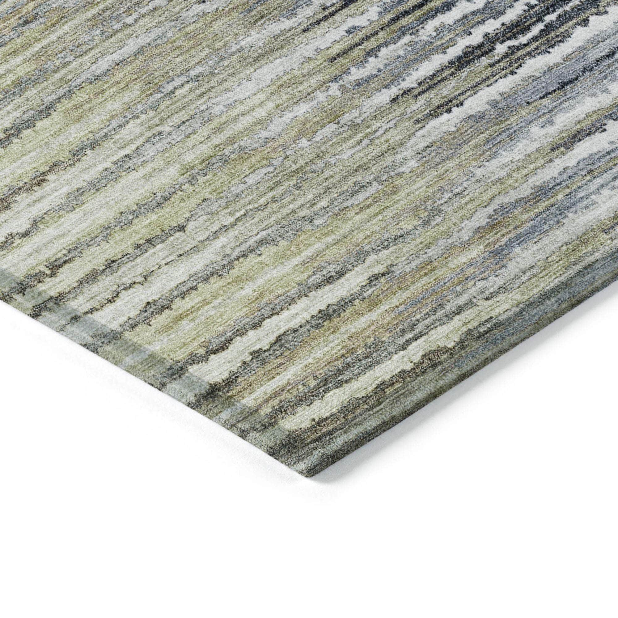 Machine Made ACN604 Beige Brown Rugs
