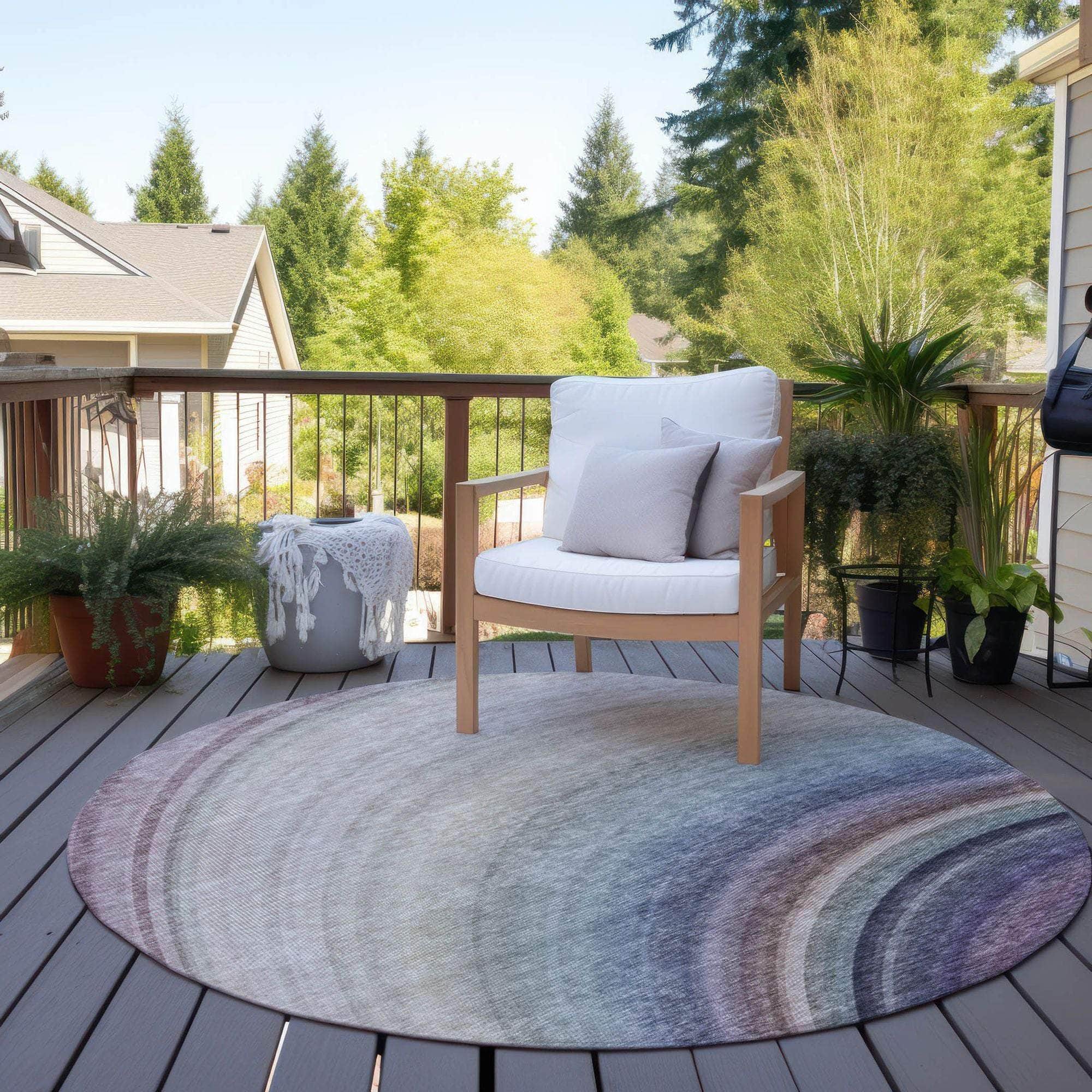 Machine Made ACN584 Beige Brown Rugs
