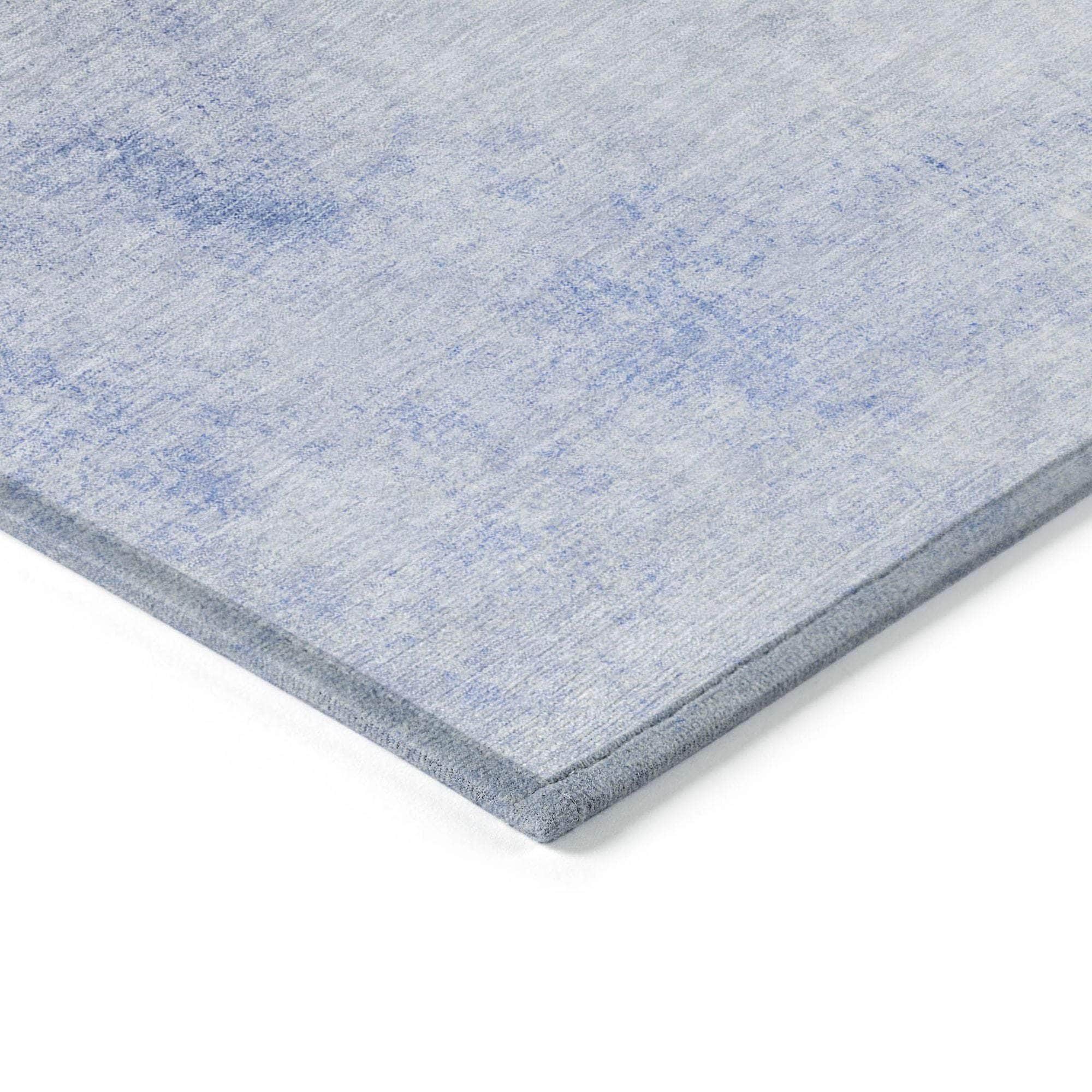Machine Made ACN601 Blue Rugs