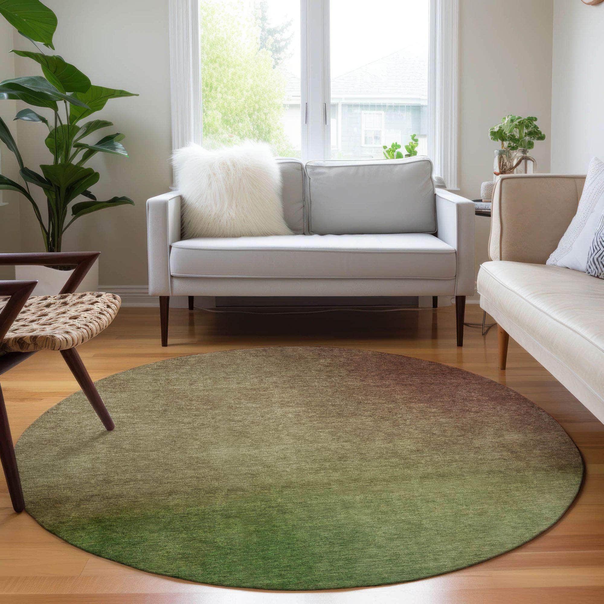 Machine Made ACN583 Blush Pink Rugs
