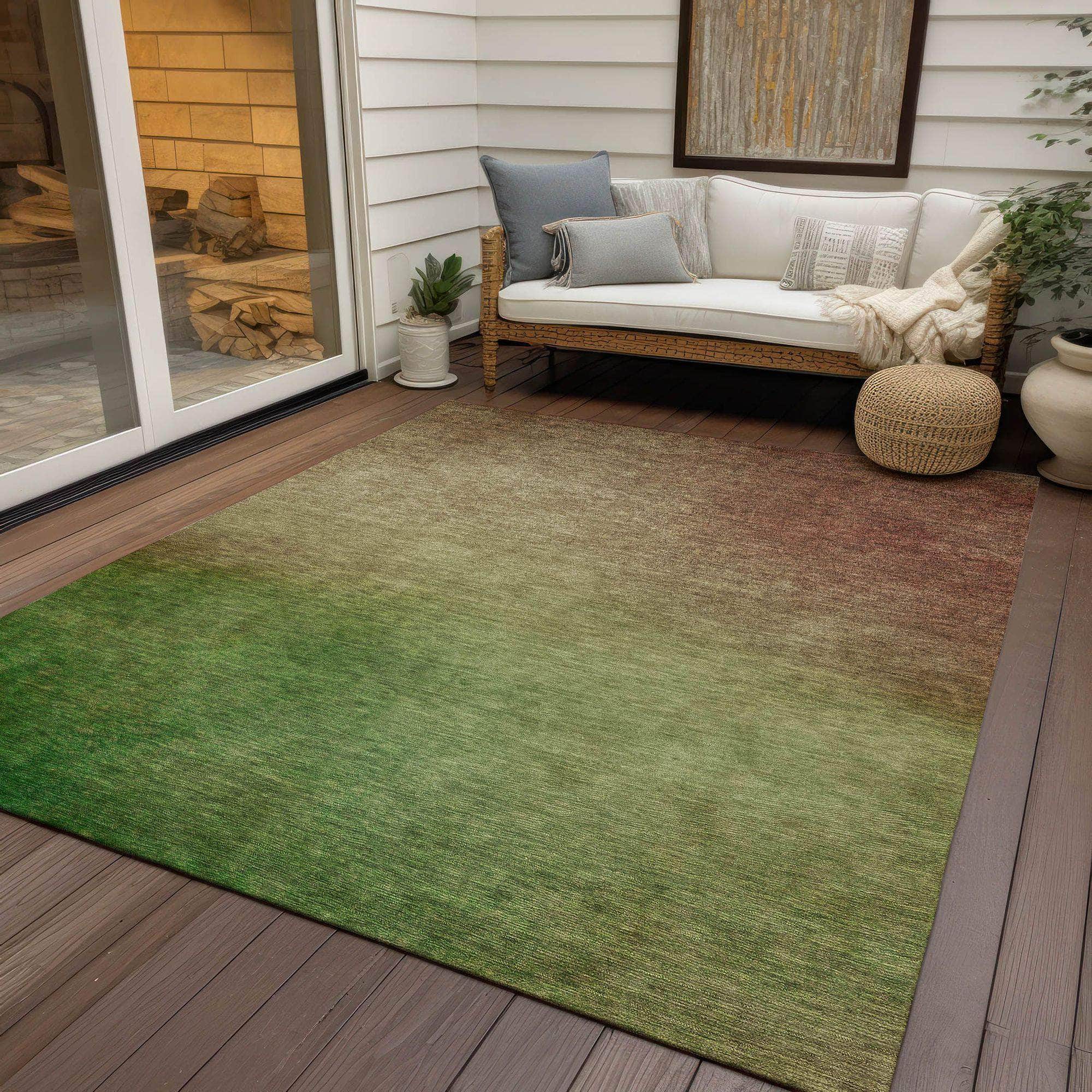Machine Made ACN583 Blush Pink Rugs