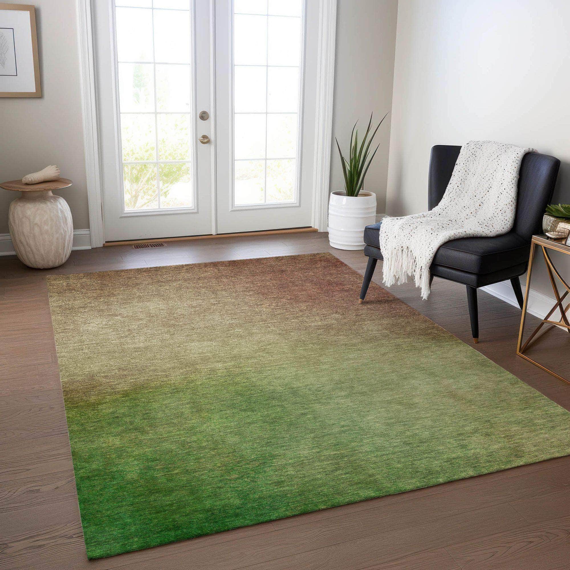 Machine Made ACN583 Blush Pink Rugs