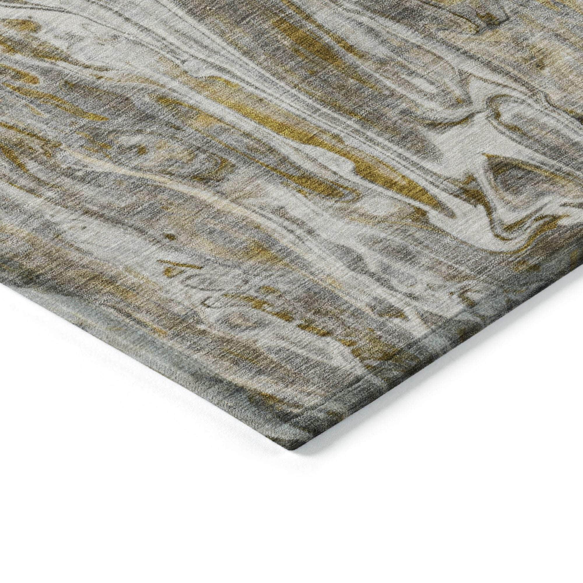 Machine Made ACN602 Brown Rugs