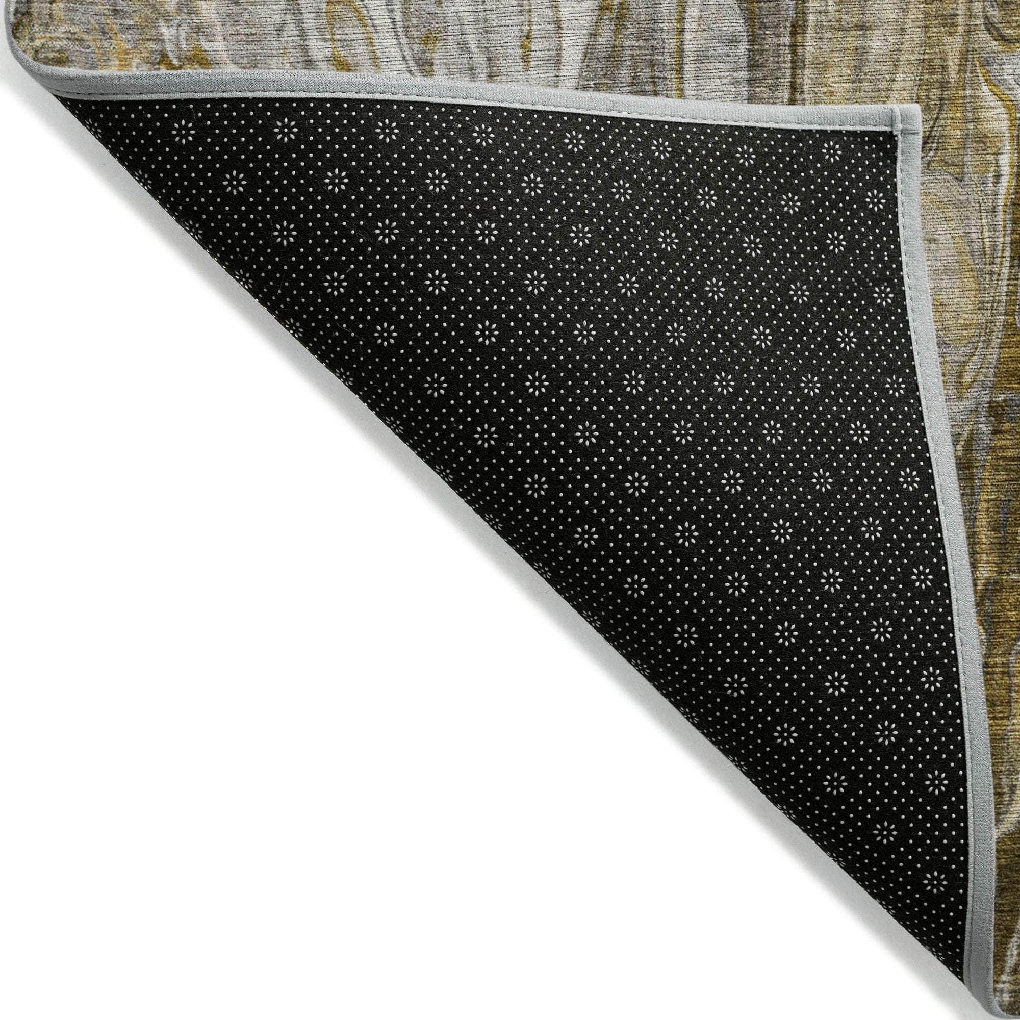 Machine Made ACN602 Brown Rugs