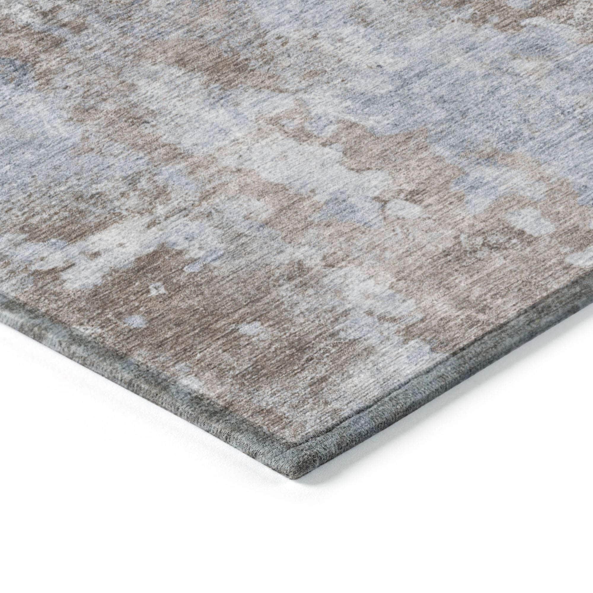 Machine Made ACN573 Brown Rugs