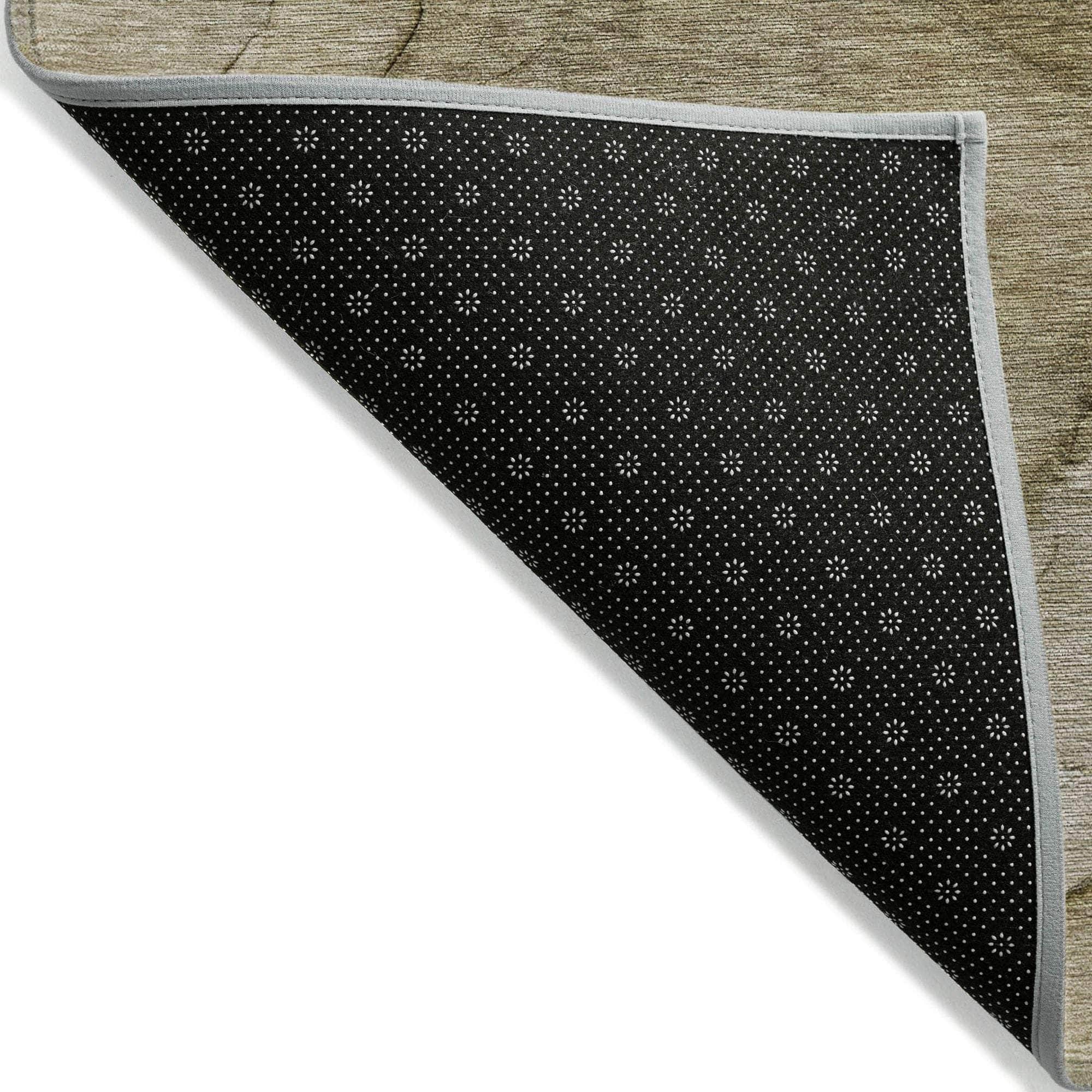Machine Made ACN607 Brown Rugs
