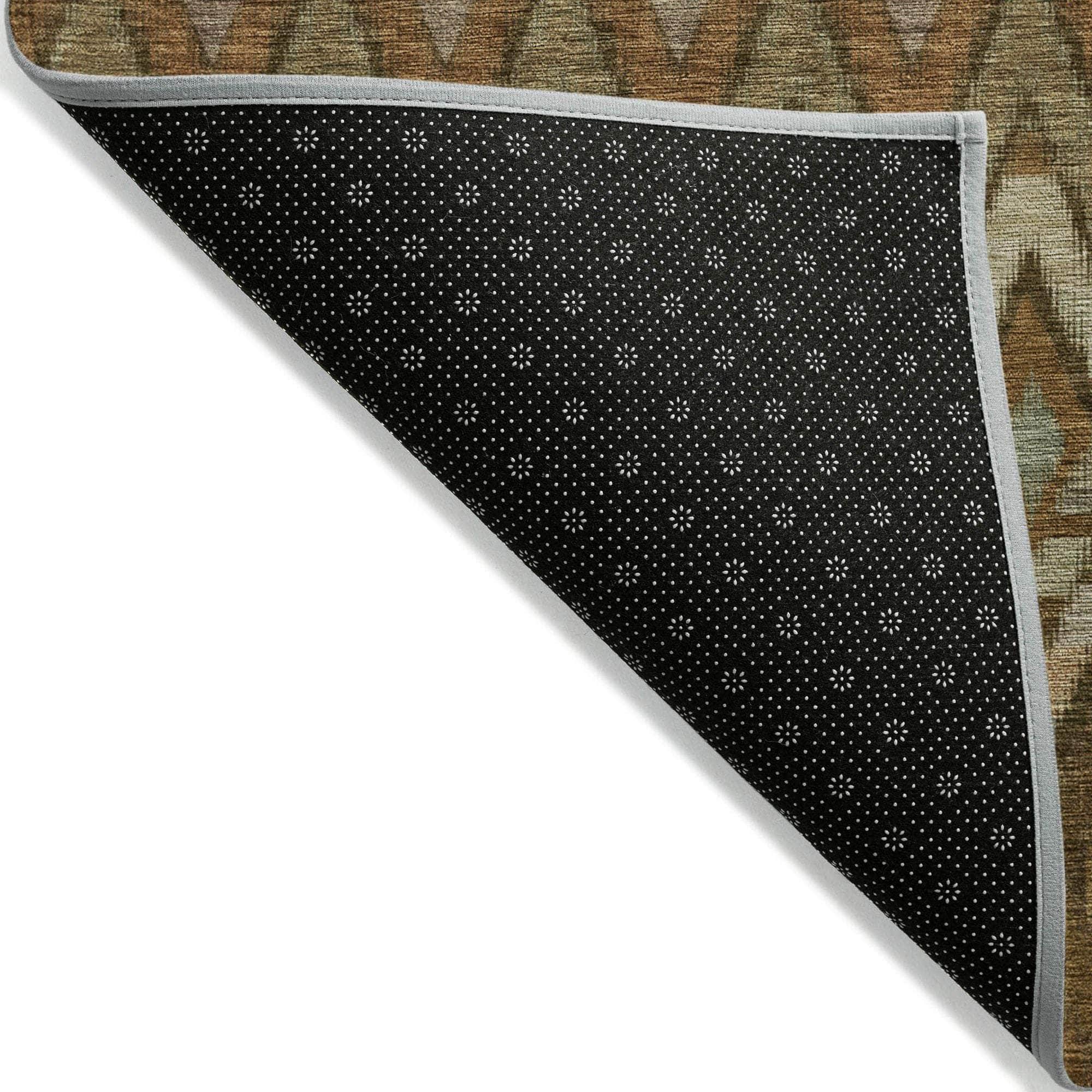 Machine Made ACN617 Brown Rugs