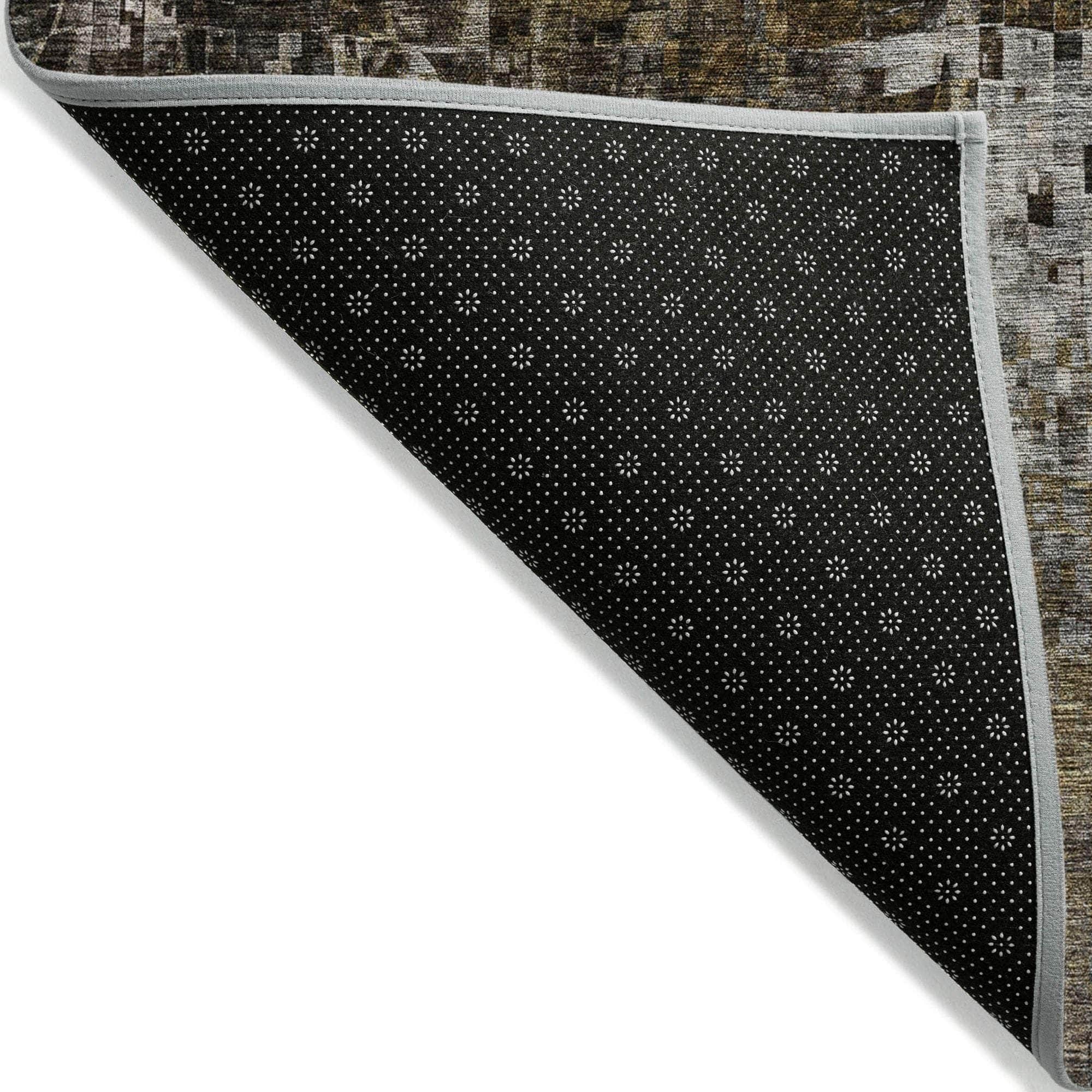 Machine Made ACN581 Brown Rugs