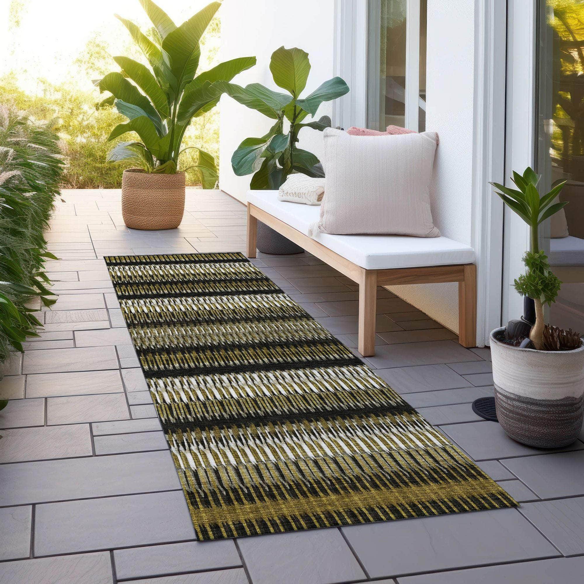 Machine Made ACN589 Brown Rugs