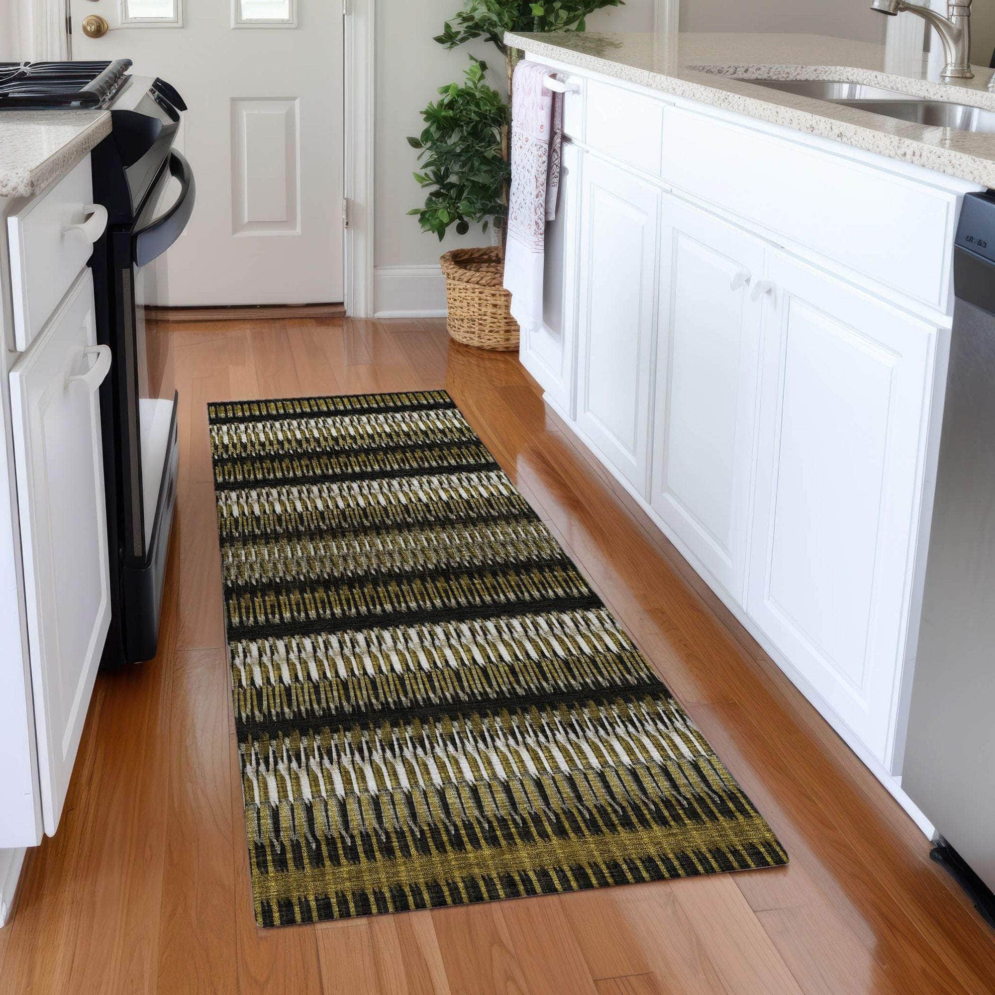 Machine Made ACN589 Brown Rugs
