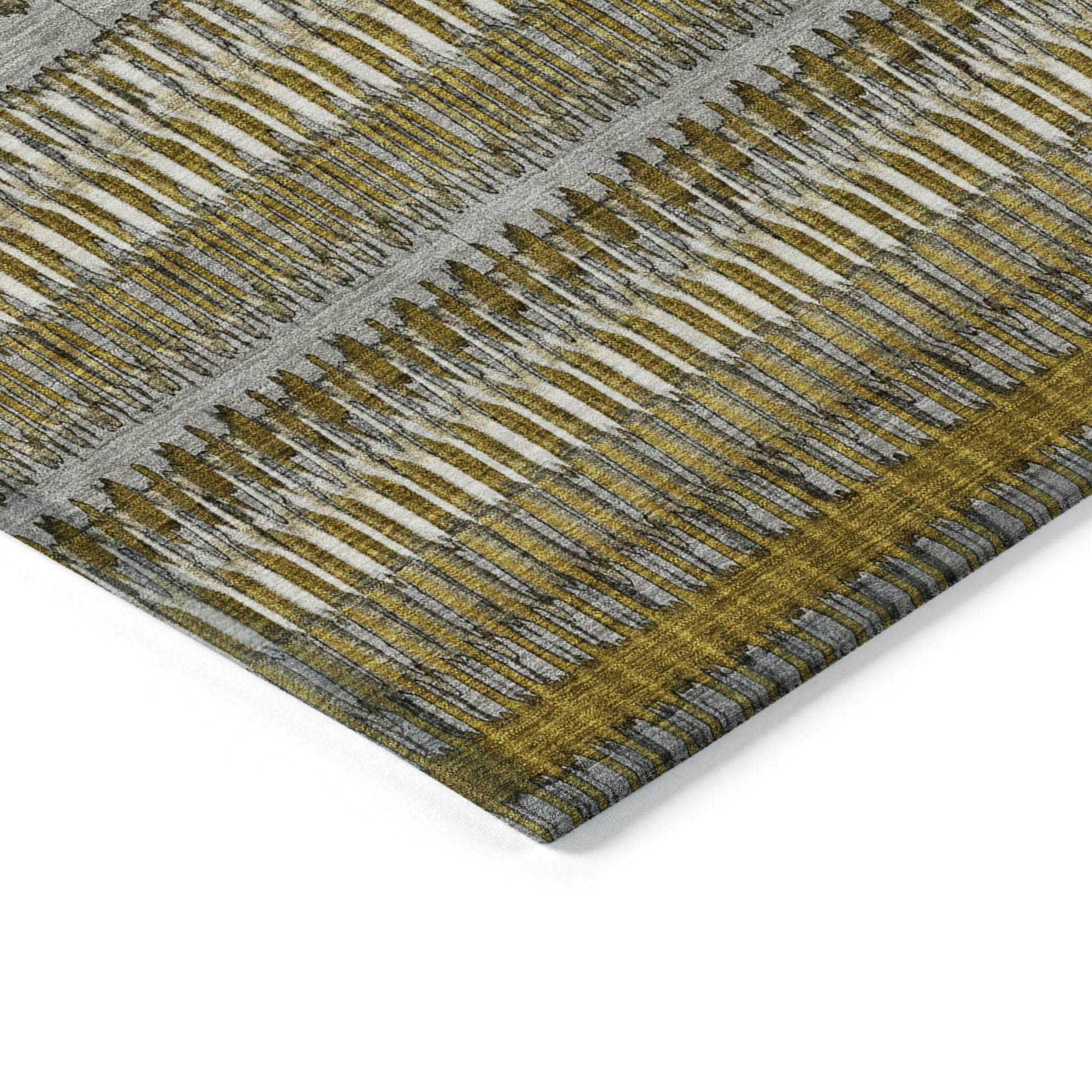 Machine Made ACN589 Coffee Brown Rugs