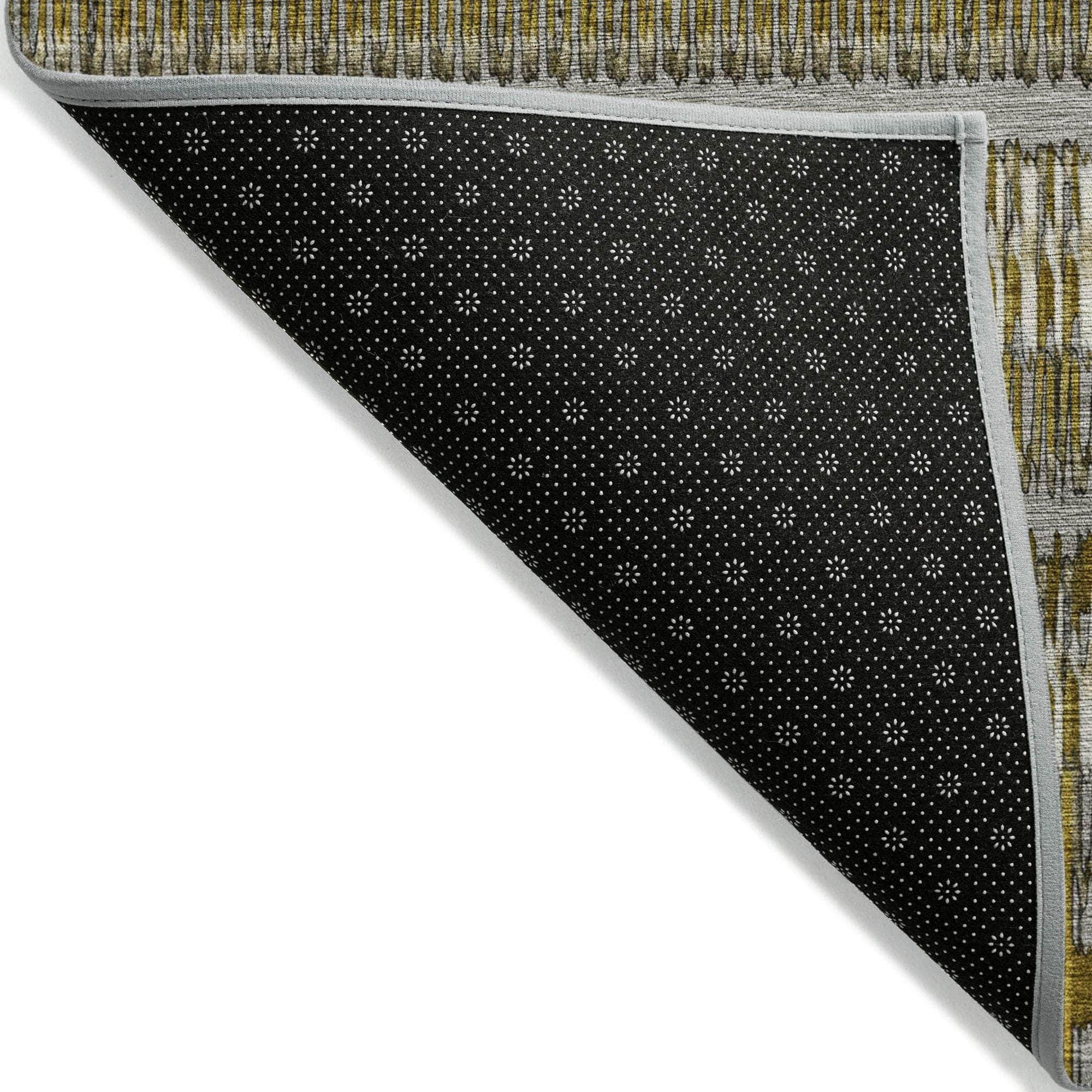 Machine Made ACN589 Coffee Brown Rugs