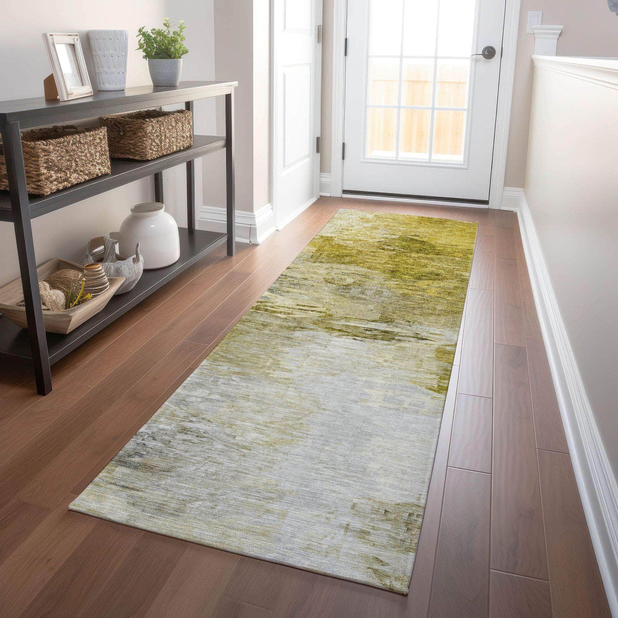 Machine Made ACN595 Gold Rugs