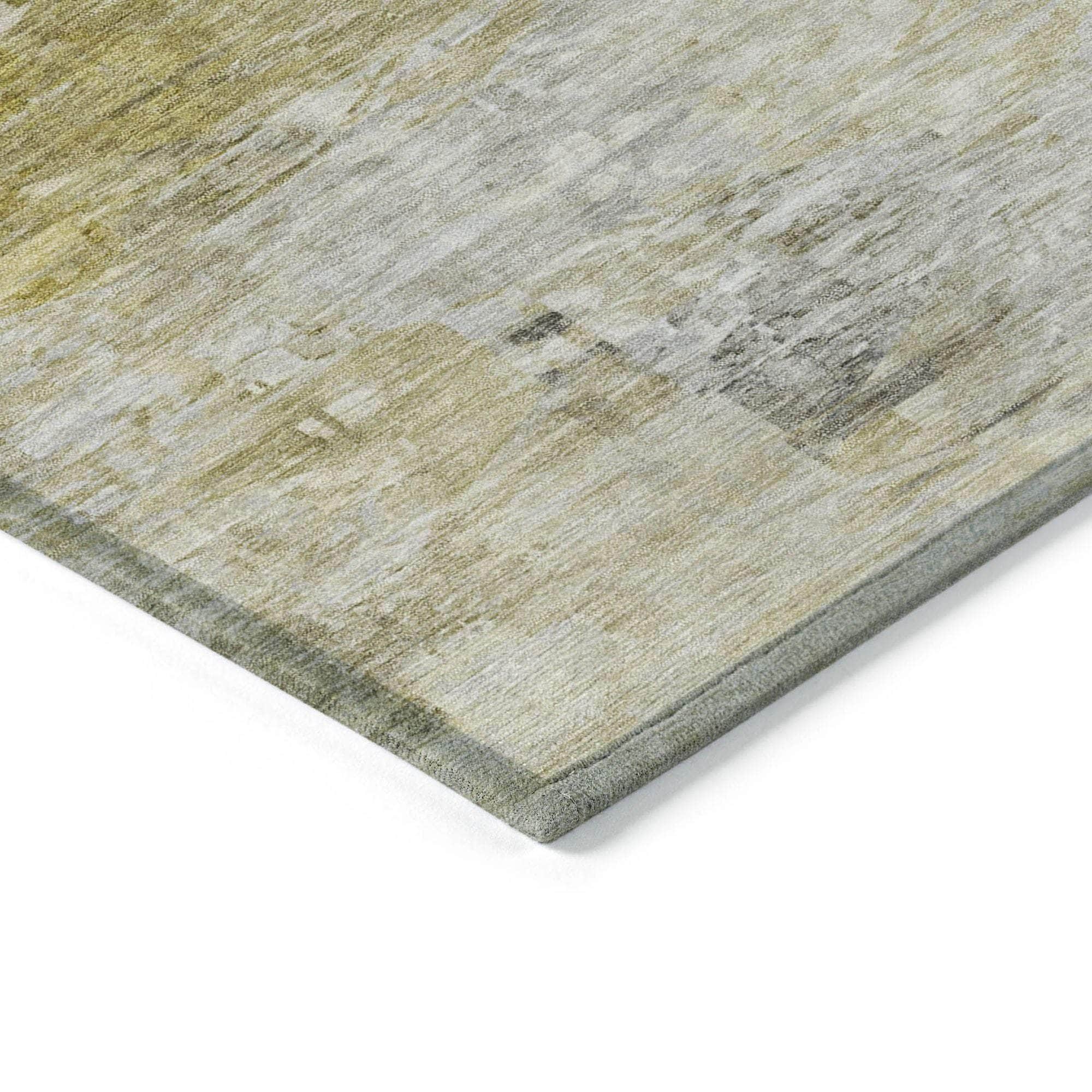 Machine Made ACN595 Gold Rugs