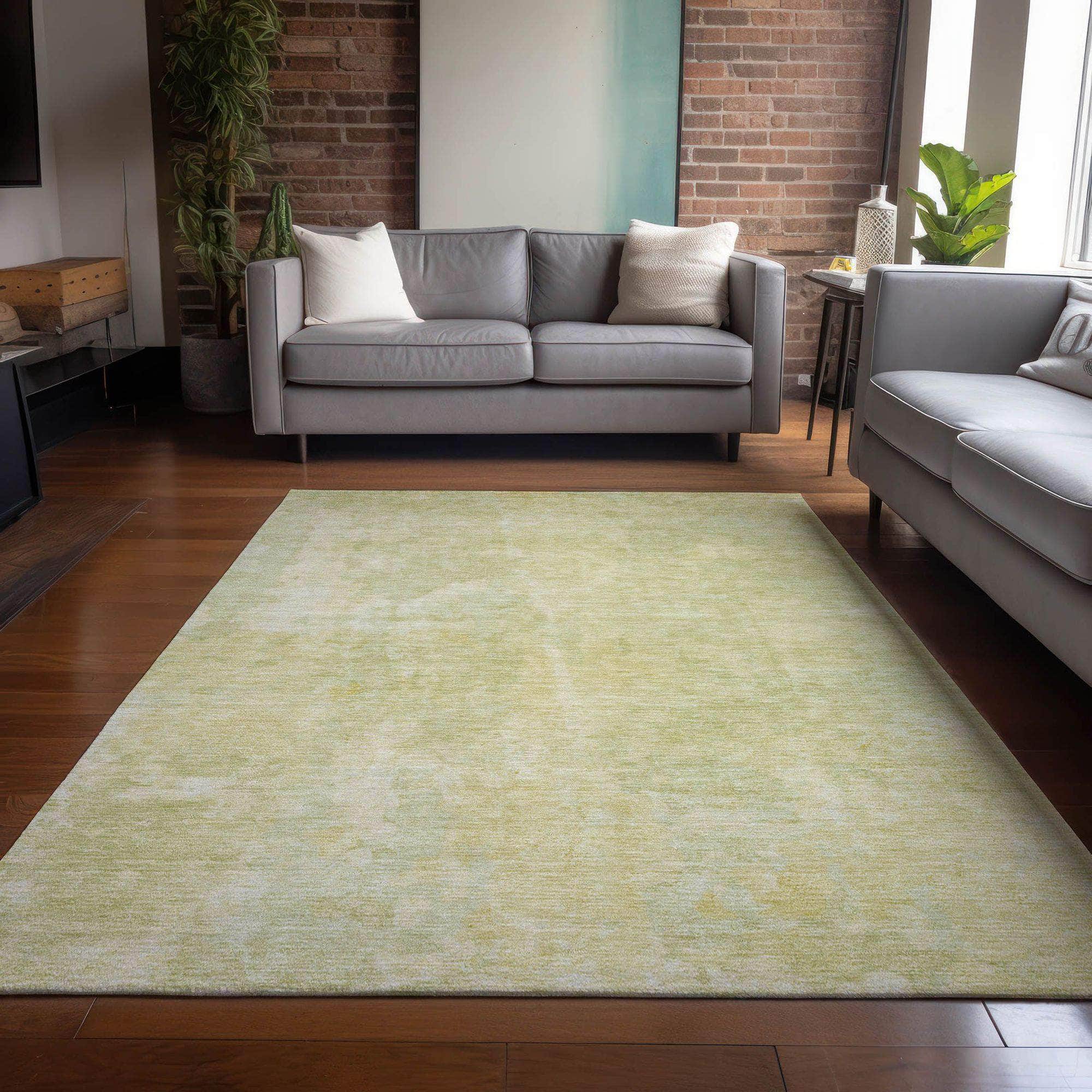 Machine Made ACN573 Gold Rugs