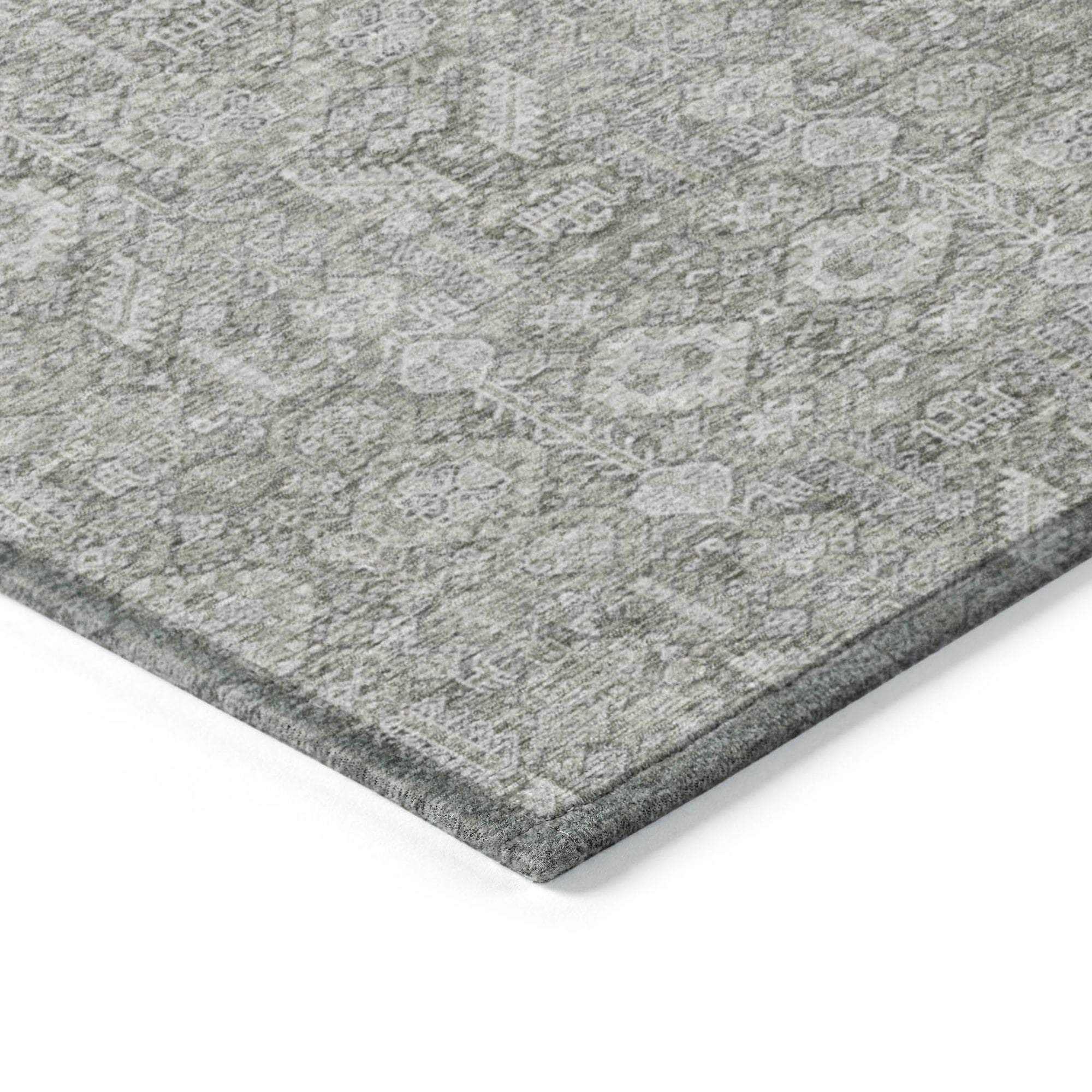 Machine Made ACN574 Gray Rugs