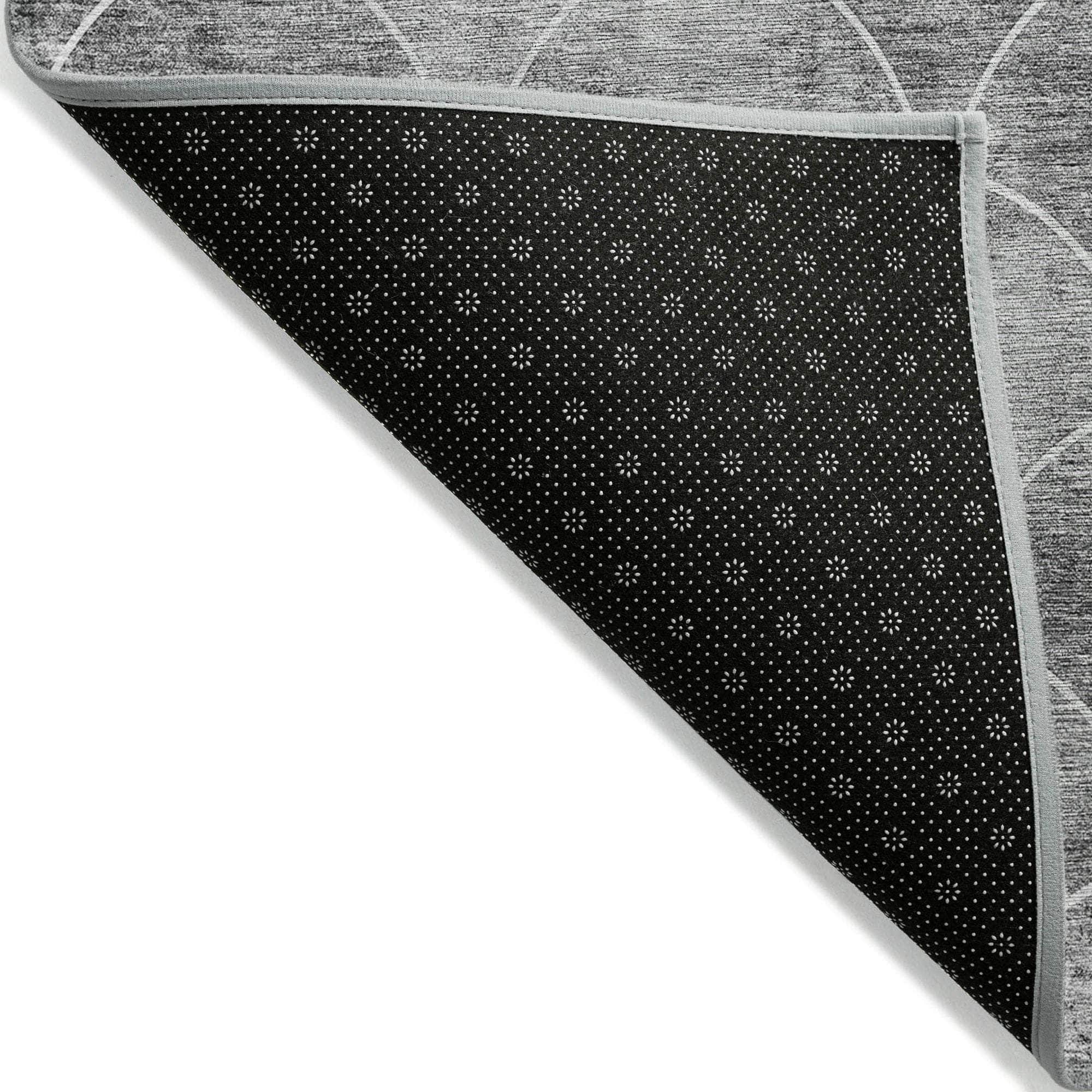 Machine Made ACN594 Gray Rugs