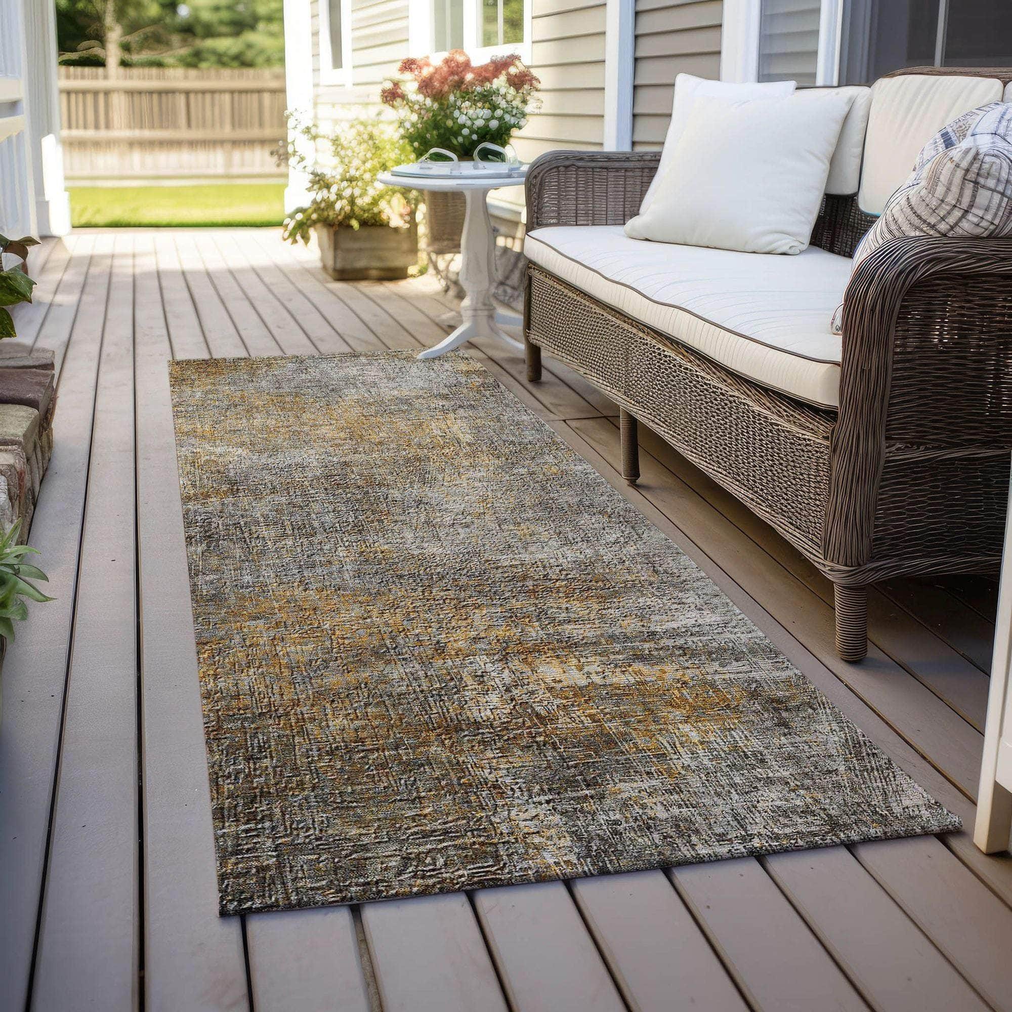 Machine Made ACN593 Gray Rugs