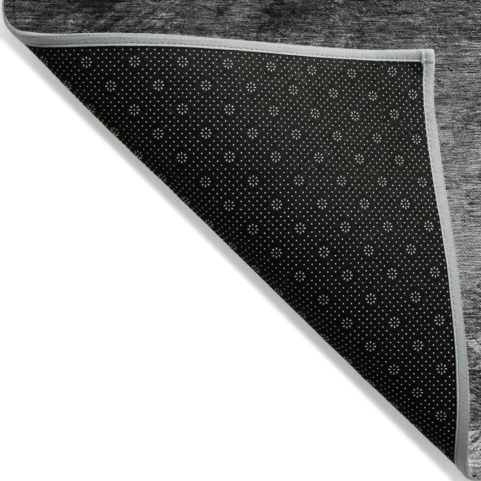 Machine Made ACN590 Gray Rugs