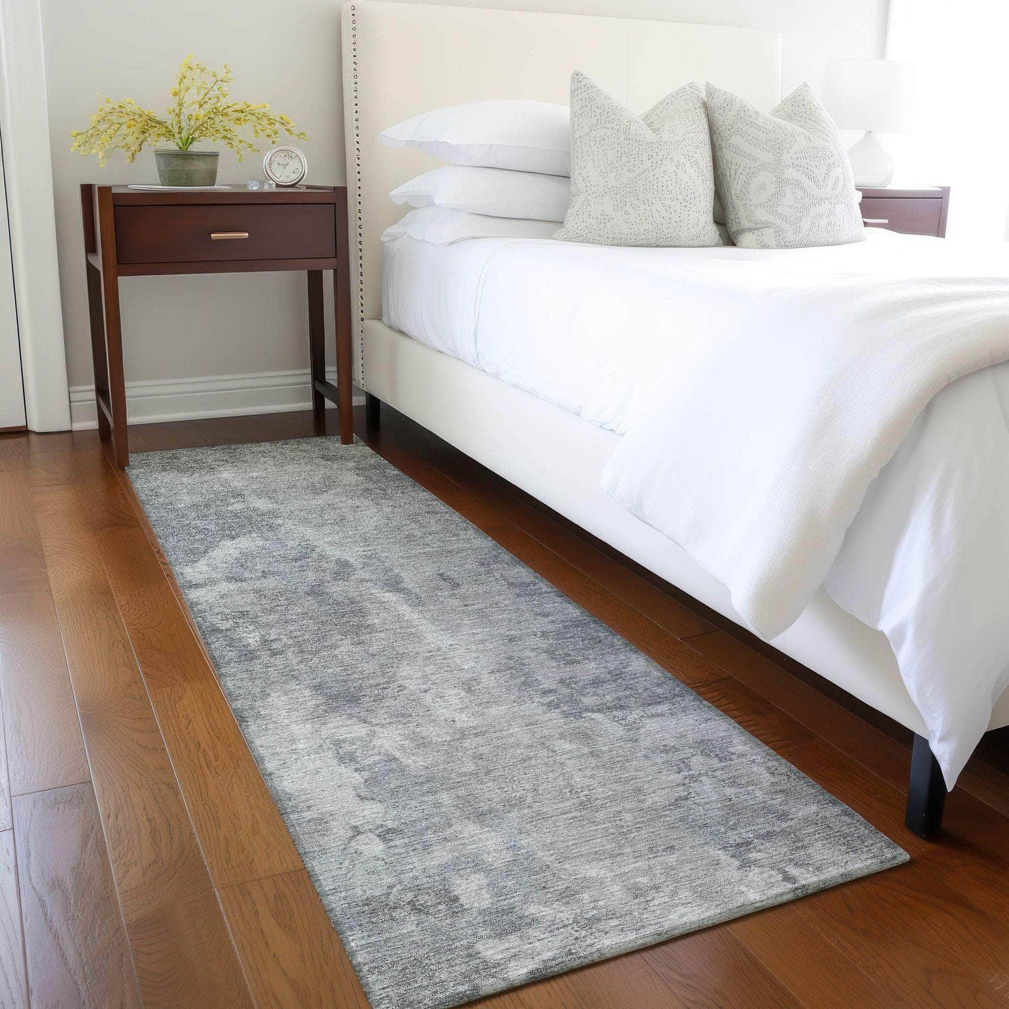 Machine Made ACN573 Gray Rugs