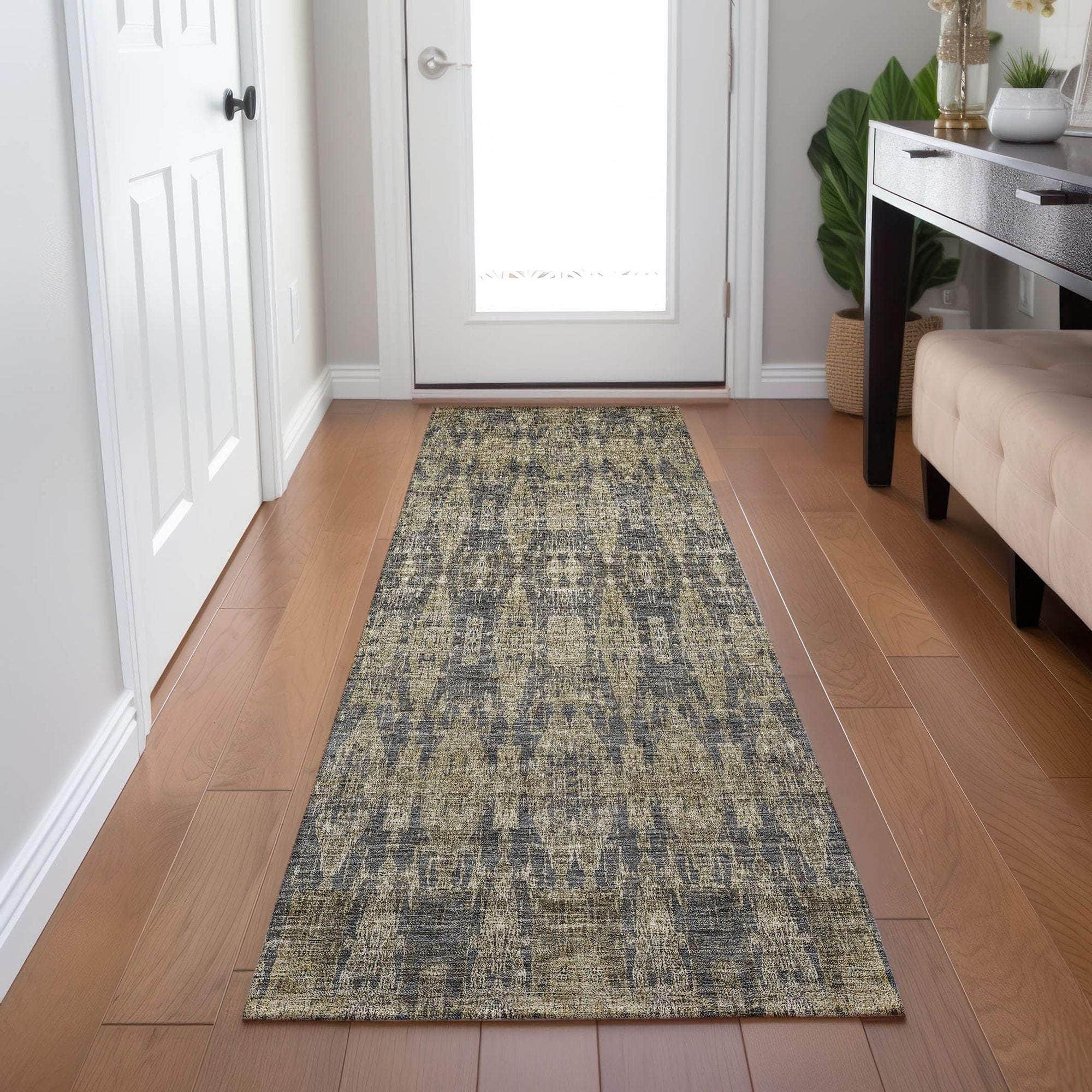 Machine Made ACN580 Gray Rugs