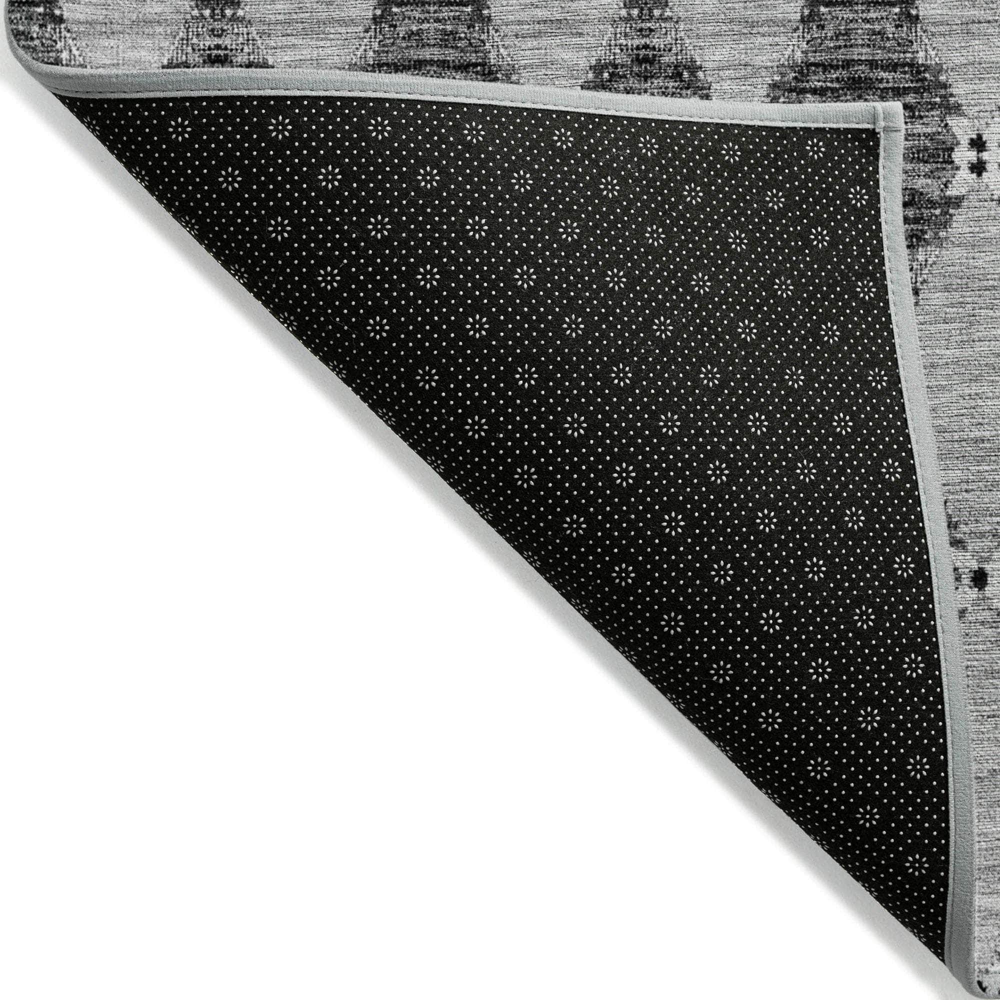 Machine Made ACN610 Gray Rugs