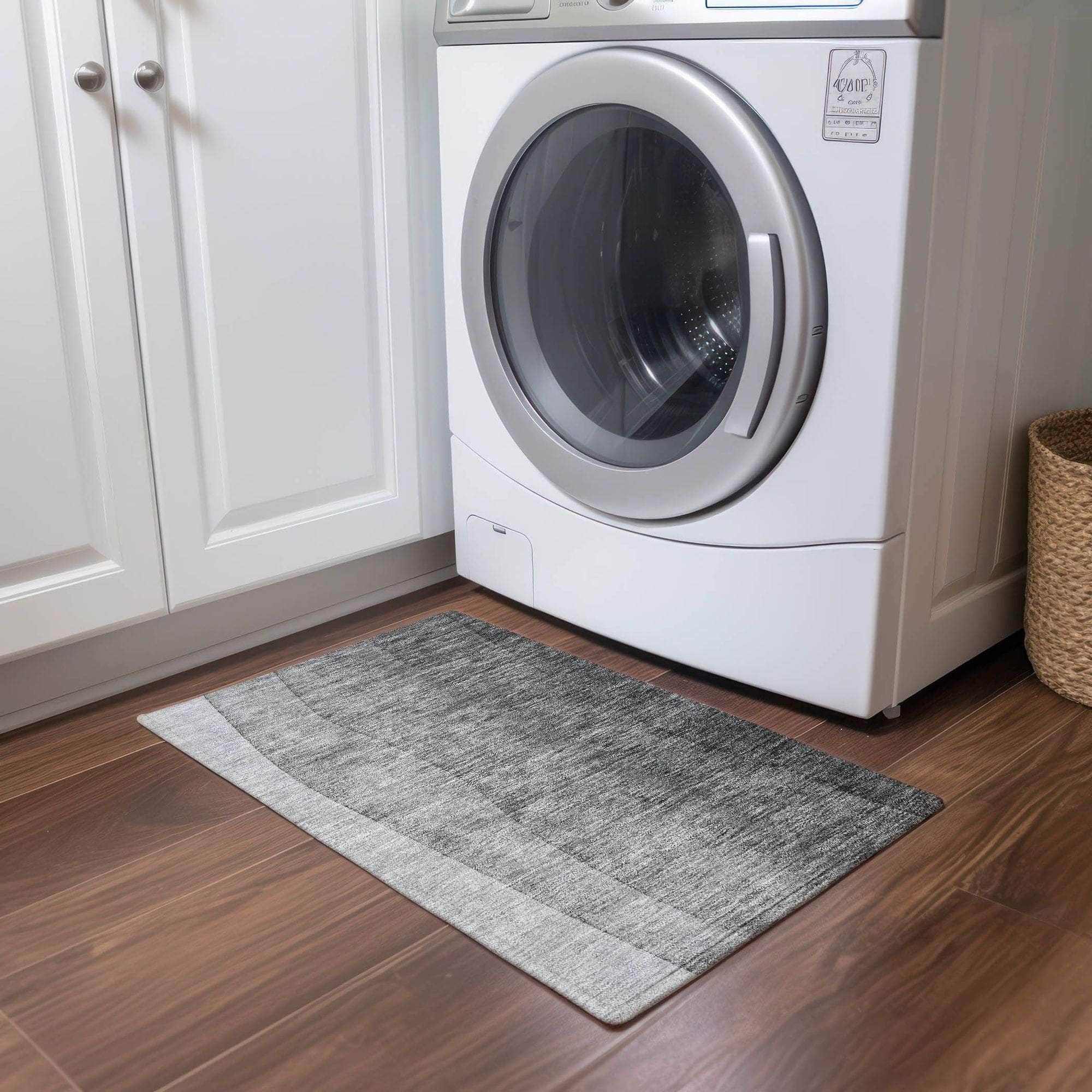 Machine Made ACN625 Gray Rugs