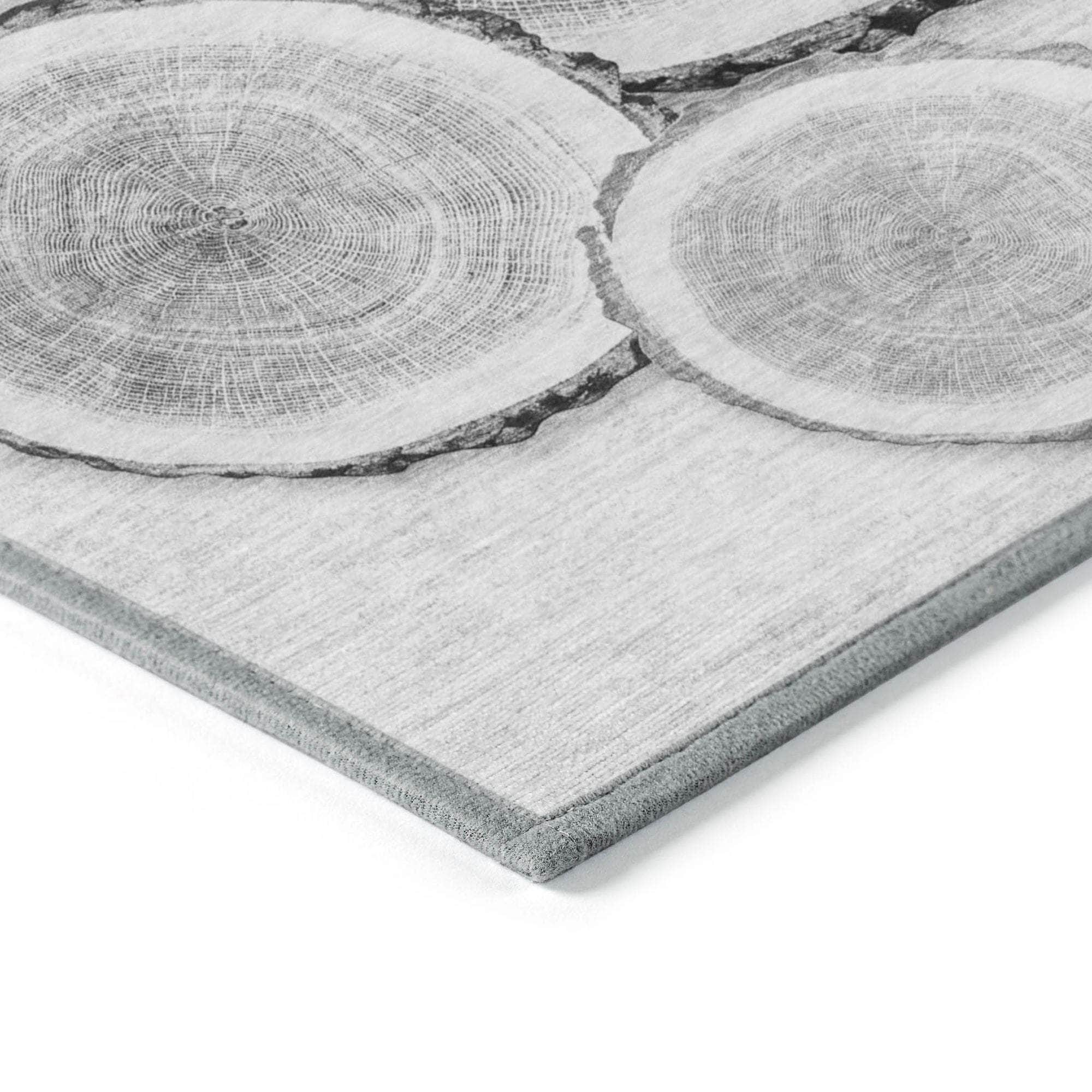 Machine Made ACN575 Gray Rugs