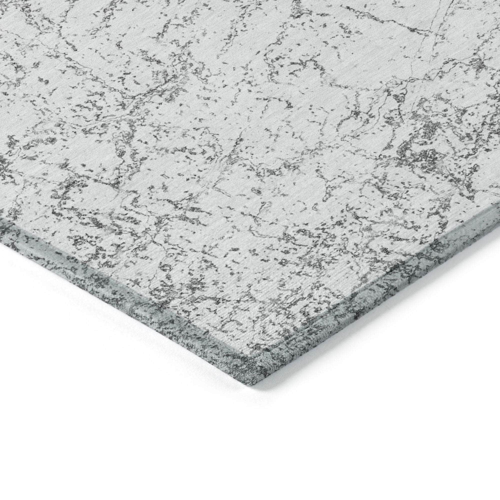 Machine Made ACN606 Gray Rugs